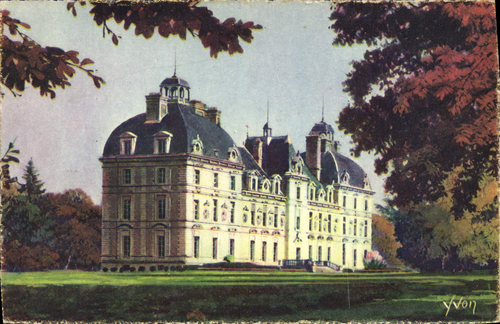 CPA La Douce France Chateaux De La Loire Chateau De Cheverny
