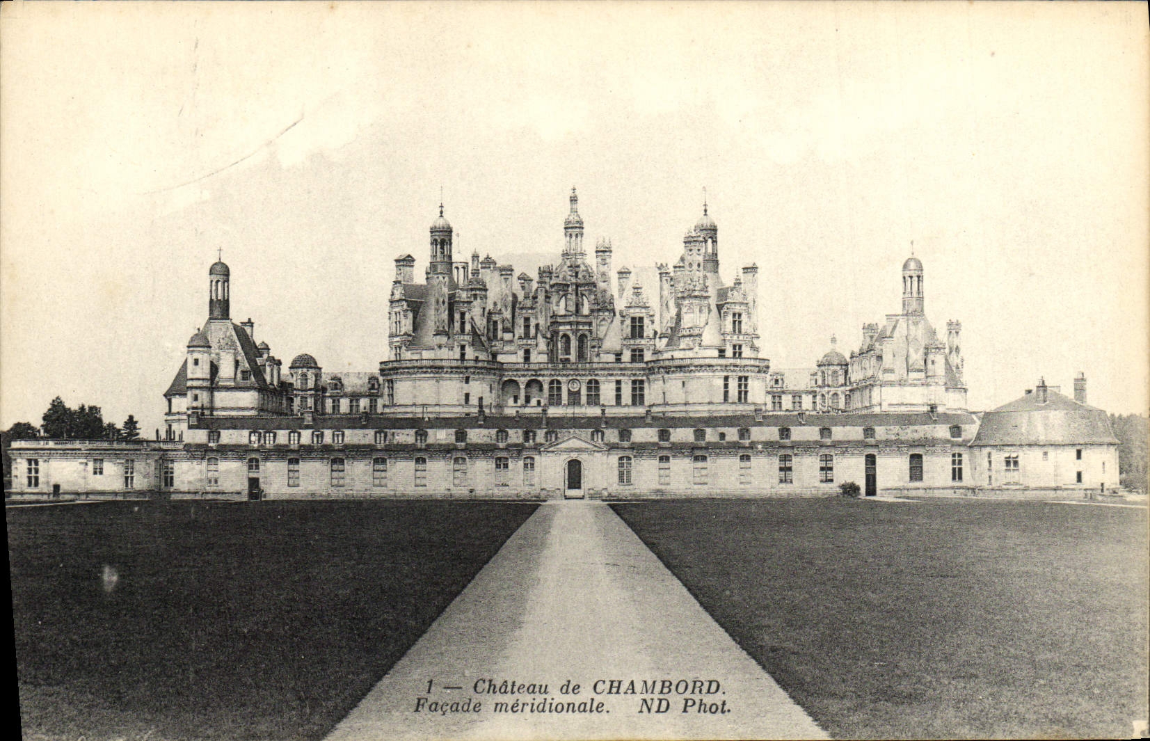 CPA Chateau De Chambord Facade Meridionale