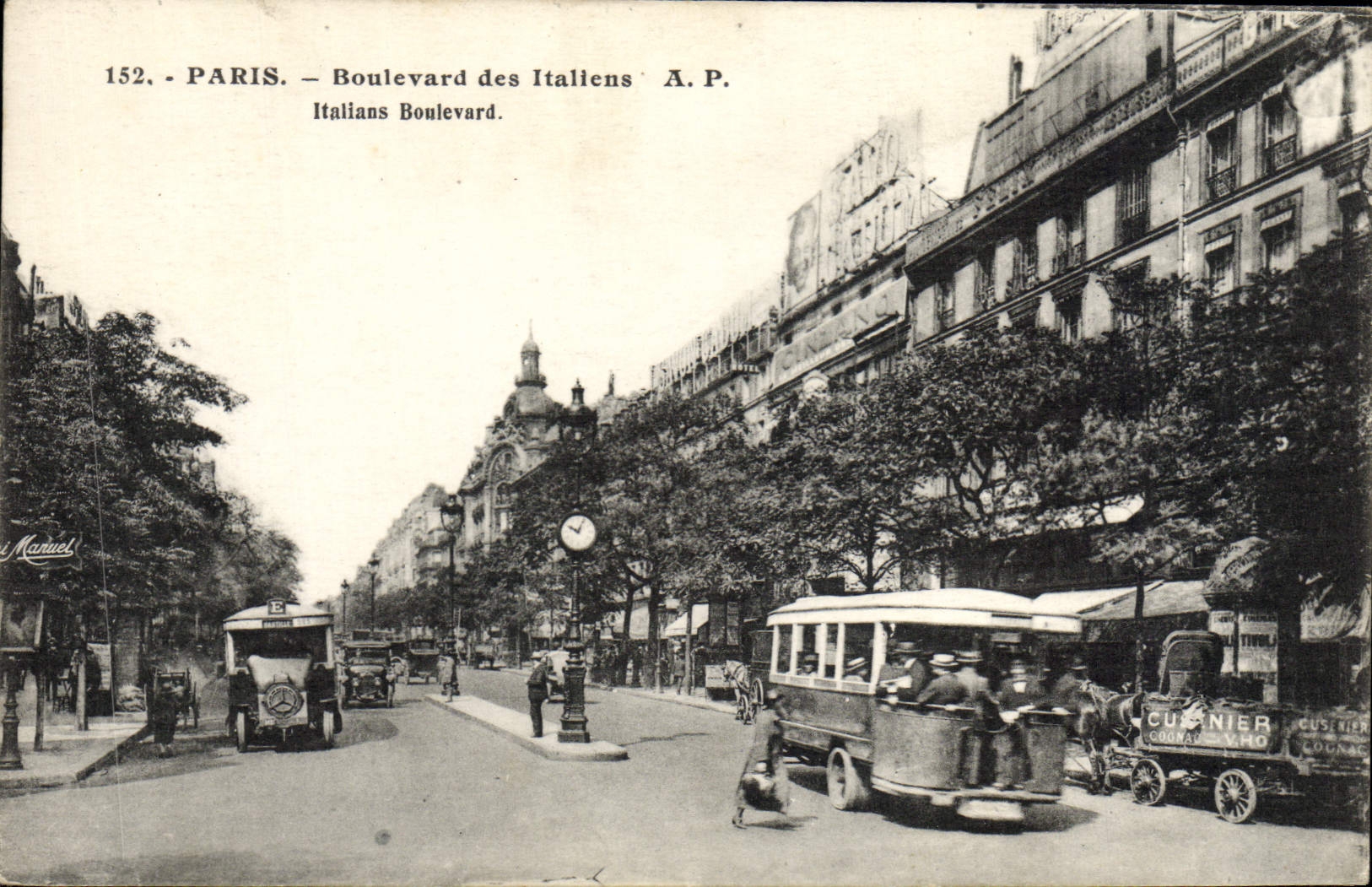 CPA Paris Boulevard Des Italiens