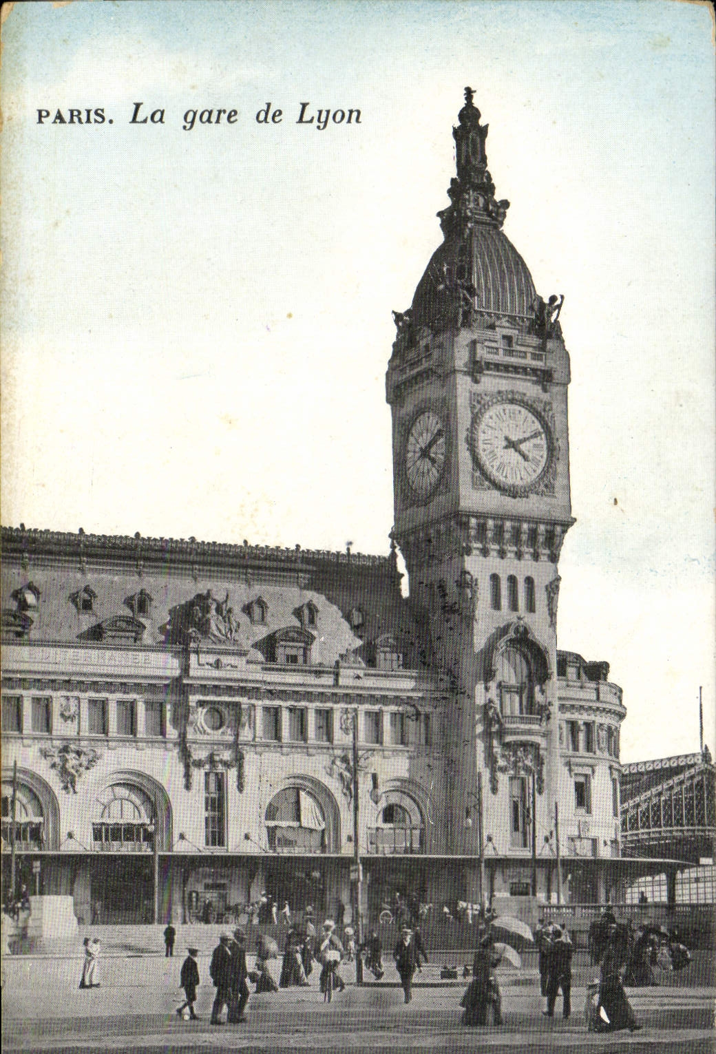 CPA Paris La Gare De Lyon