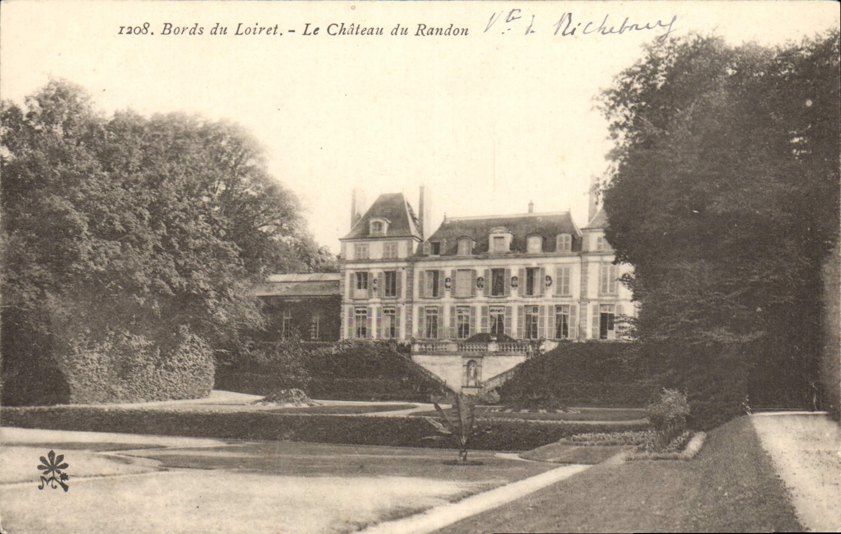 VINTAGE POSTCARD Edges Of Loiret the Castle Of Randon