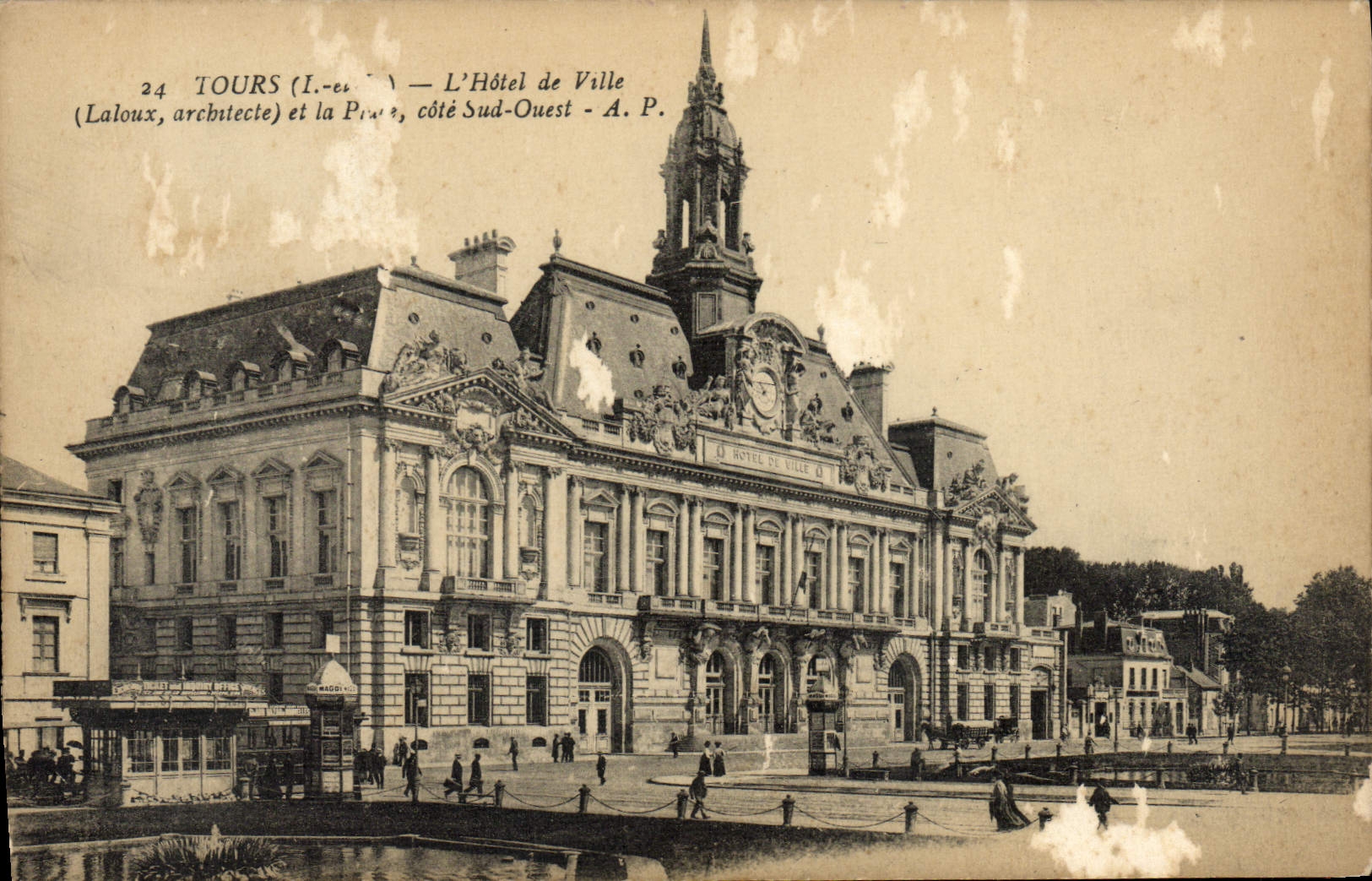 CPA Tours L'Hotel De Ville 