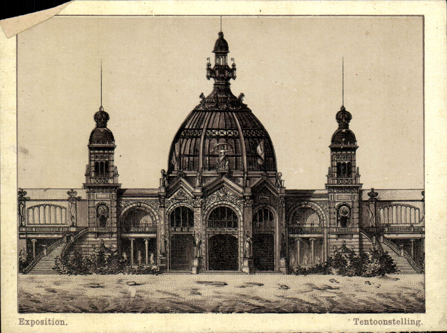 VINTAGE POSTCARD Fair Tentoomstelling