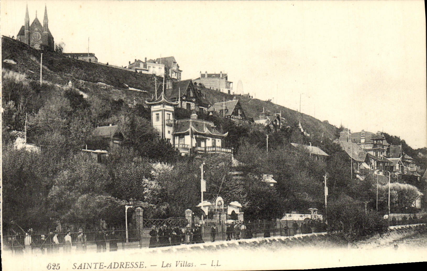 CPA Sainte Adresse Les Villas