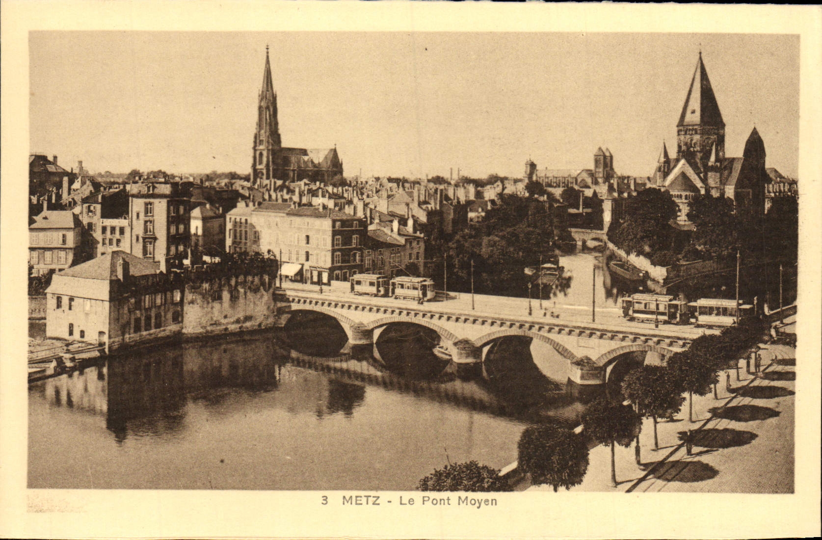 CPA Metz Le Pont Moyen