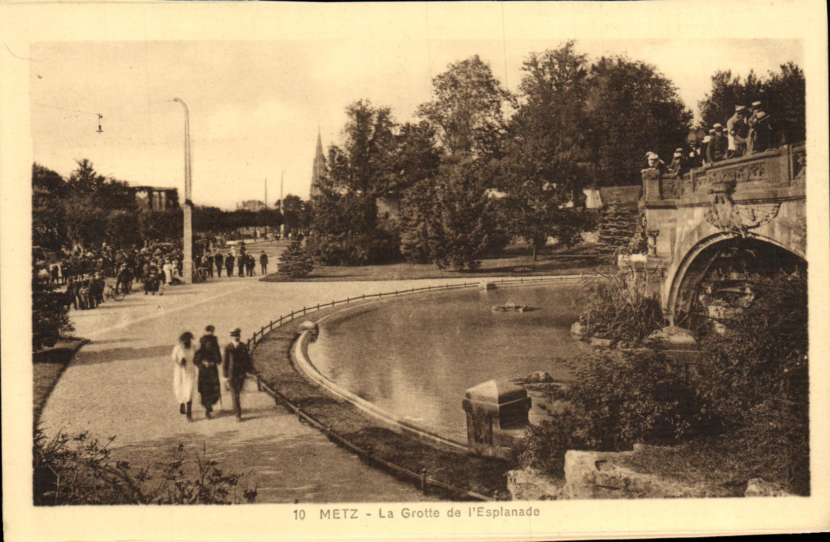 CPA Metz La Grotte De l'Esplanade