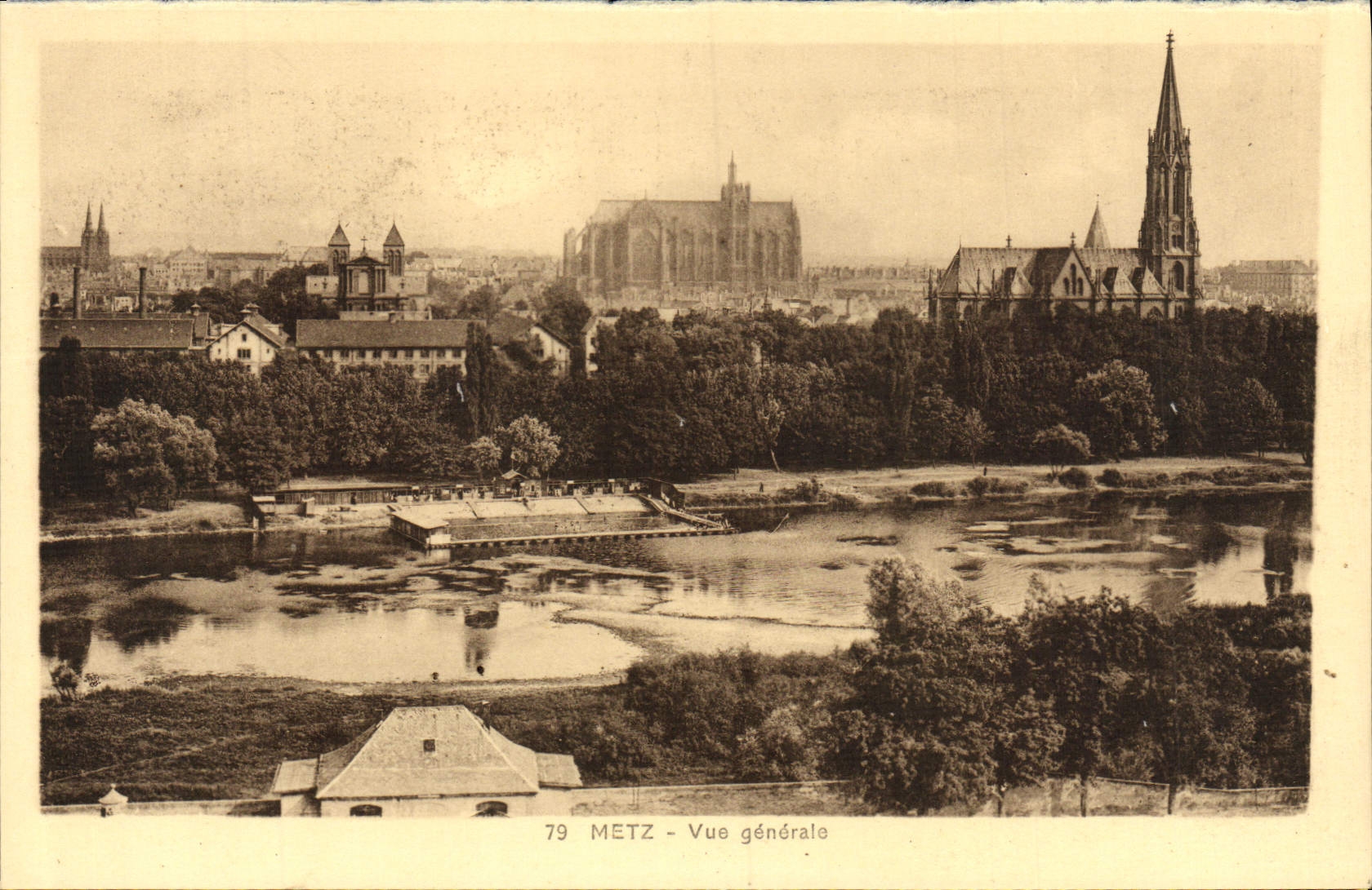 CPA Metz Vue Generale