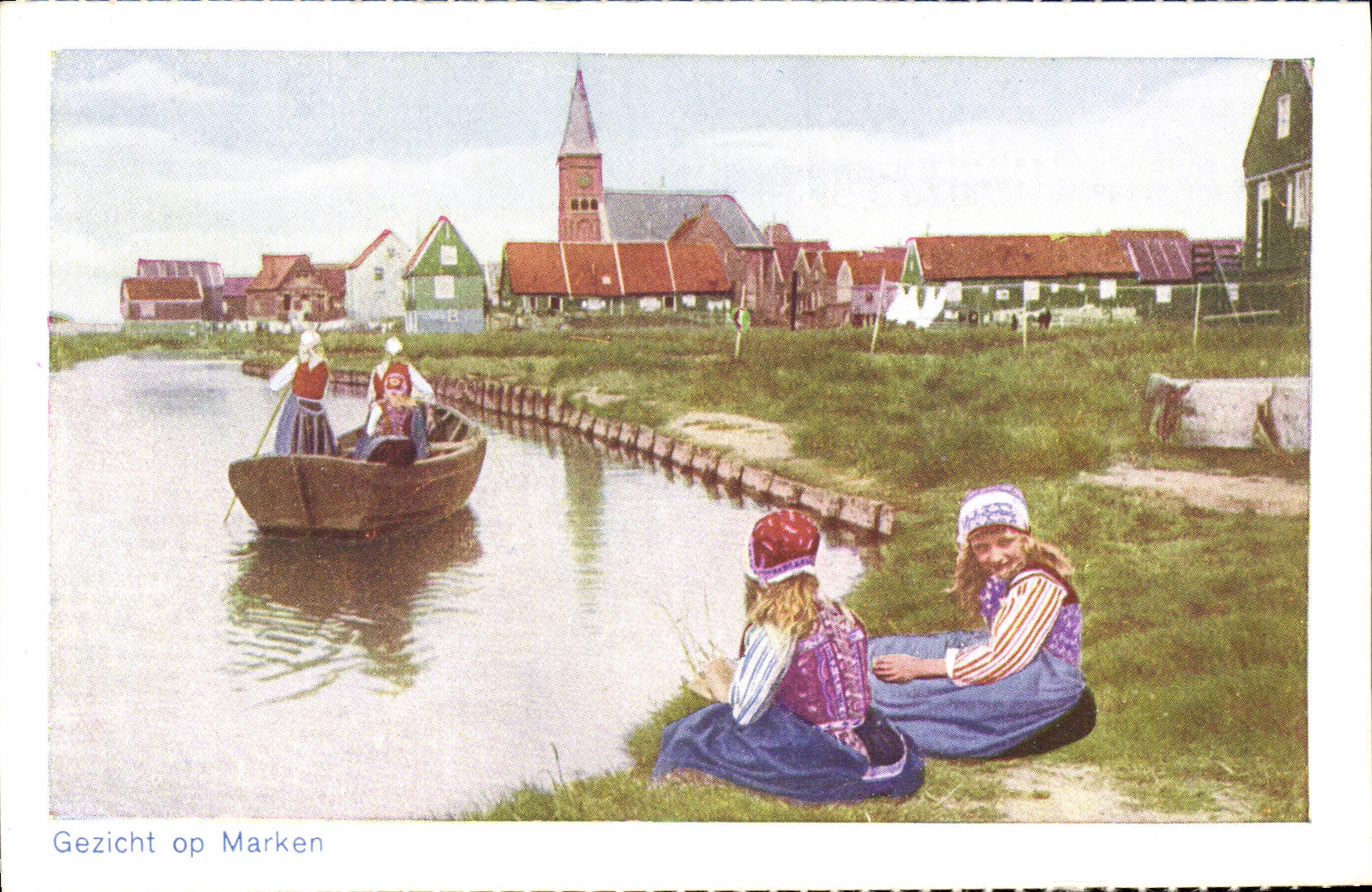 CPA Gezicht Op Marken Folklore Femmes