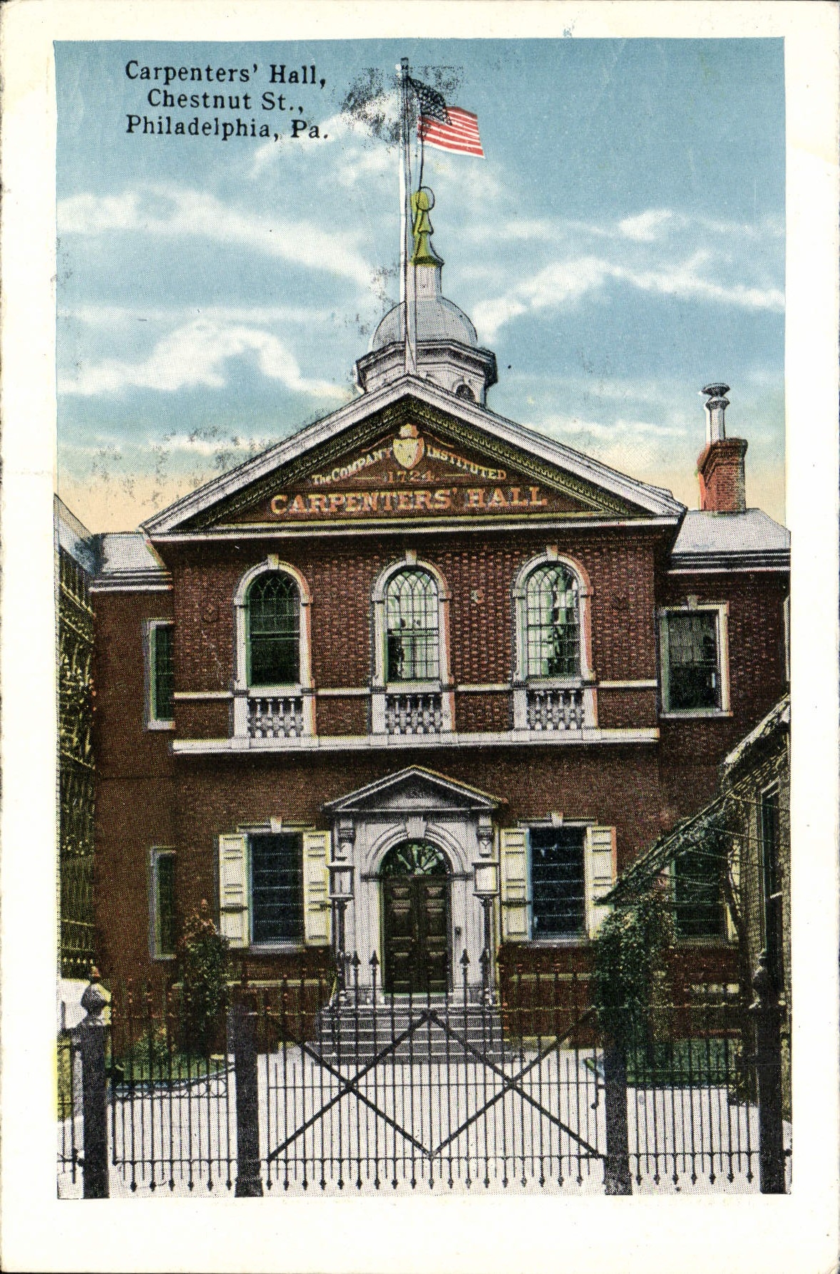 CPA Carpenters Hall Chestnut St Philadelphia Pa Rittenhouse square 