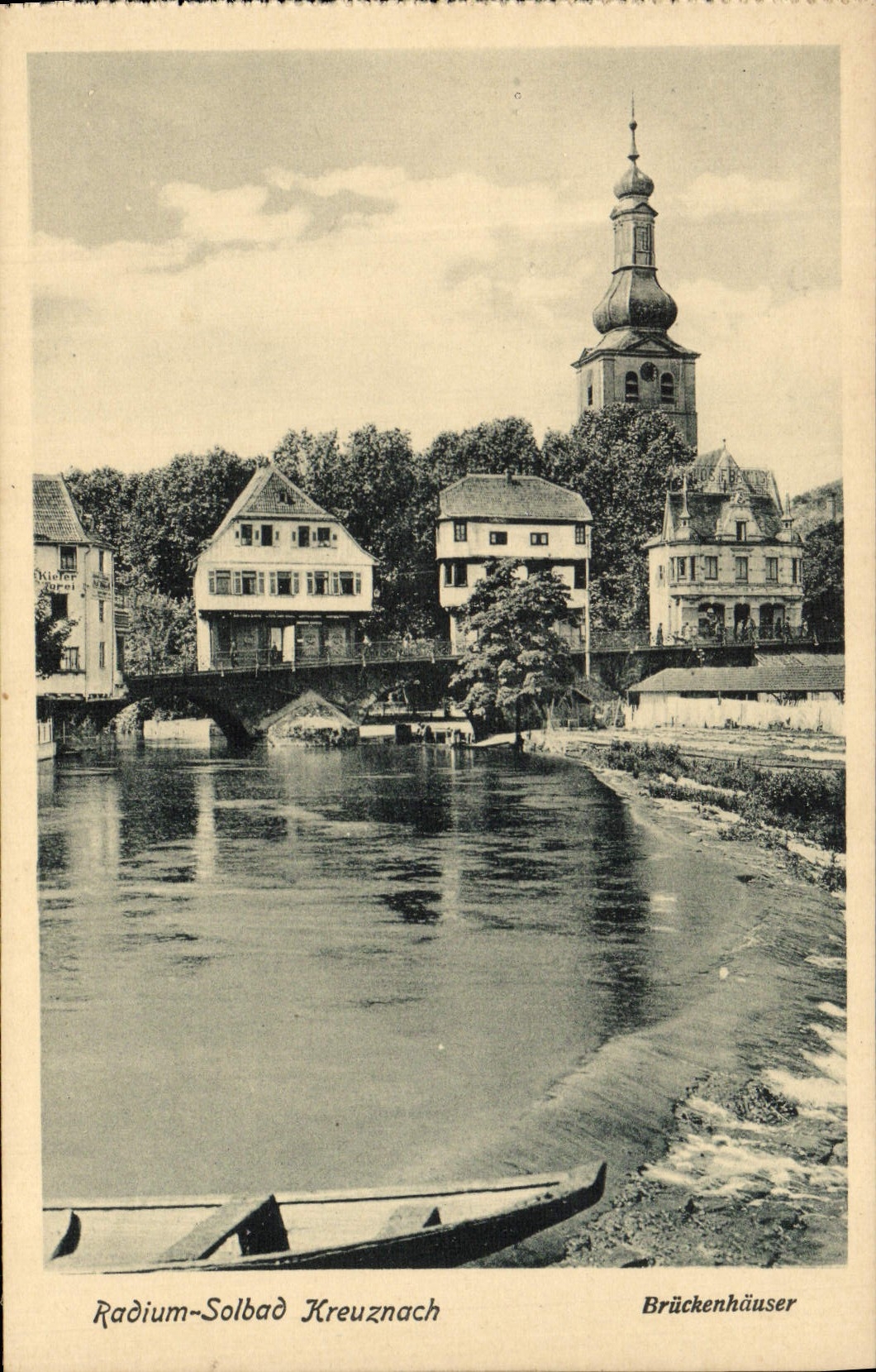 CPA Radium Solbad Kreuznach Nahe Bruckenhauser