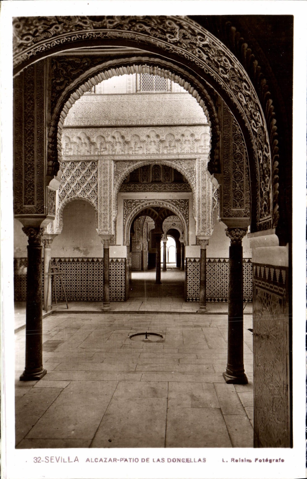 CPA Sevilla Alcazar Patio De Las Doncellas