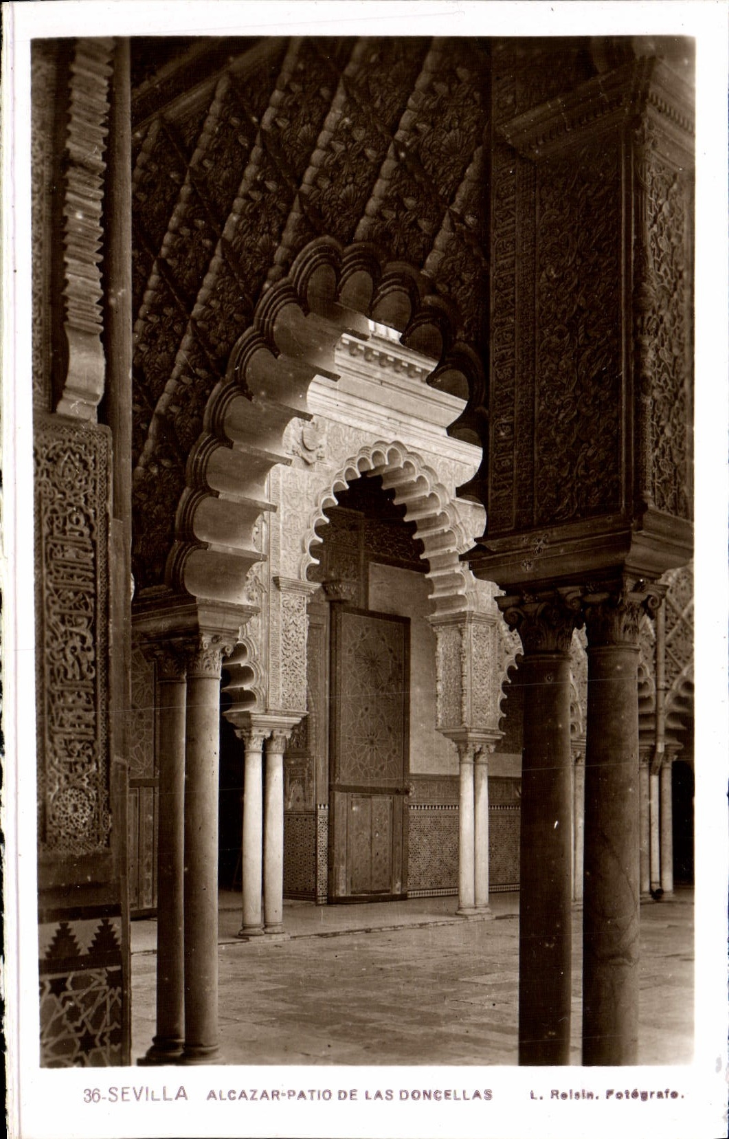 CPA Sevilla Alcazar Patio De Las Doncellas