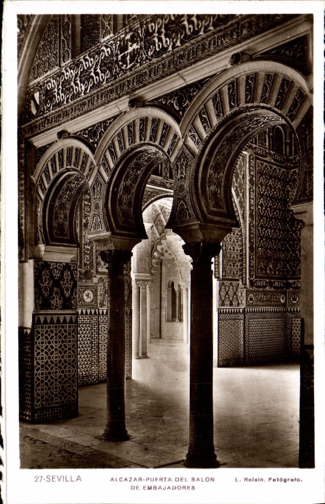 CPA Sevilla Alcazar Puerta del Salon de Embajadores