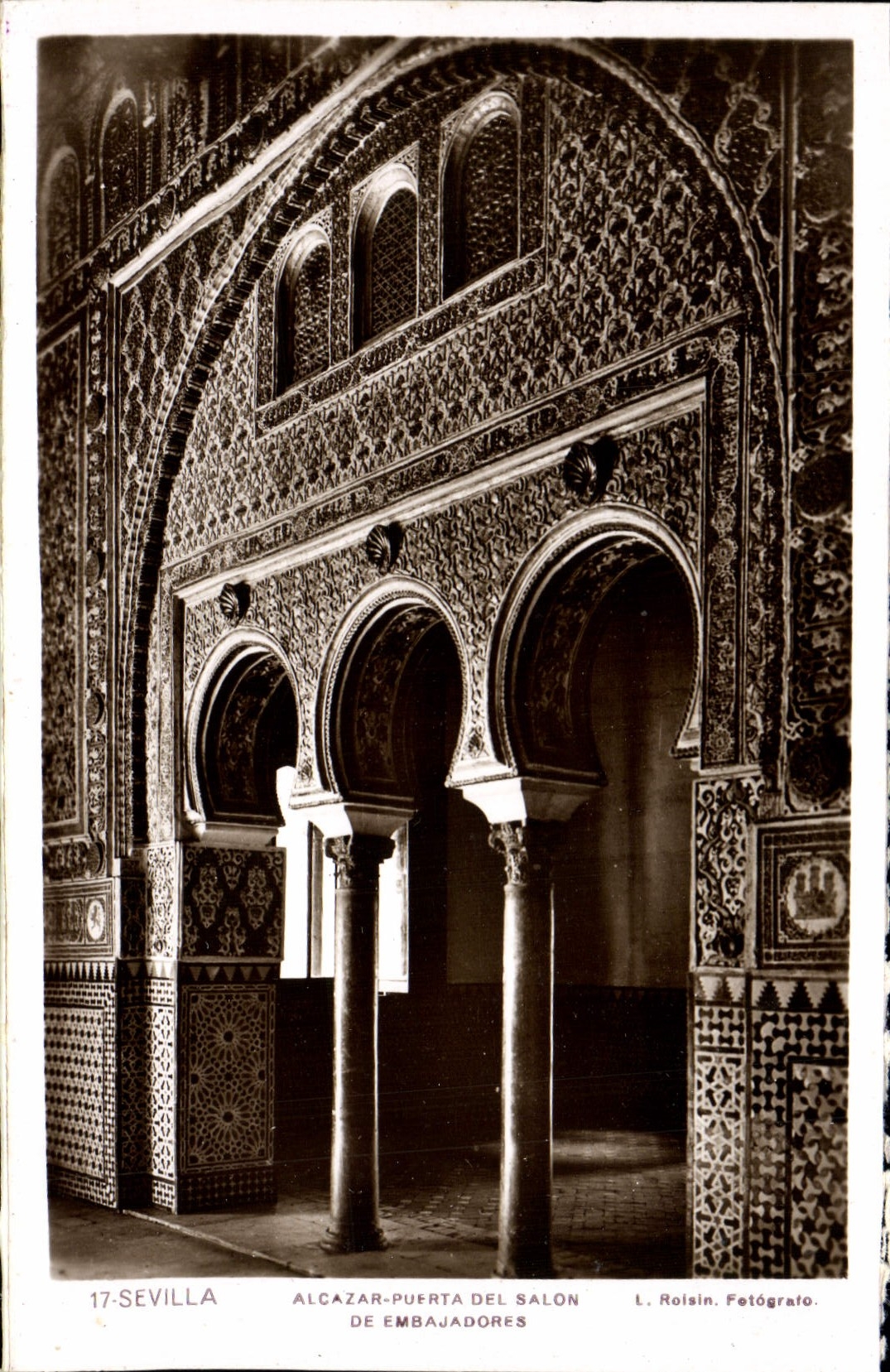 CPA Sevilla Alcazar Puerta del Salon de Embajadores