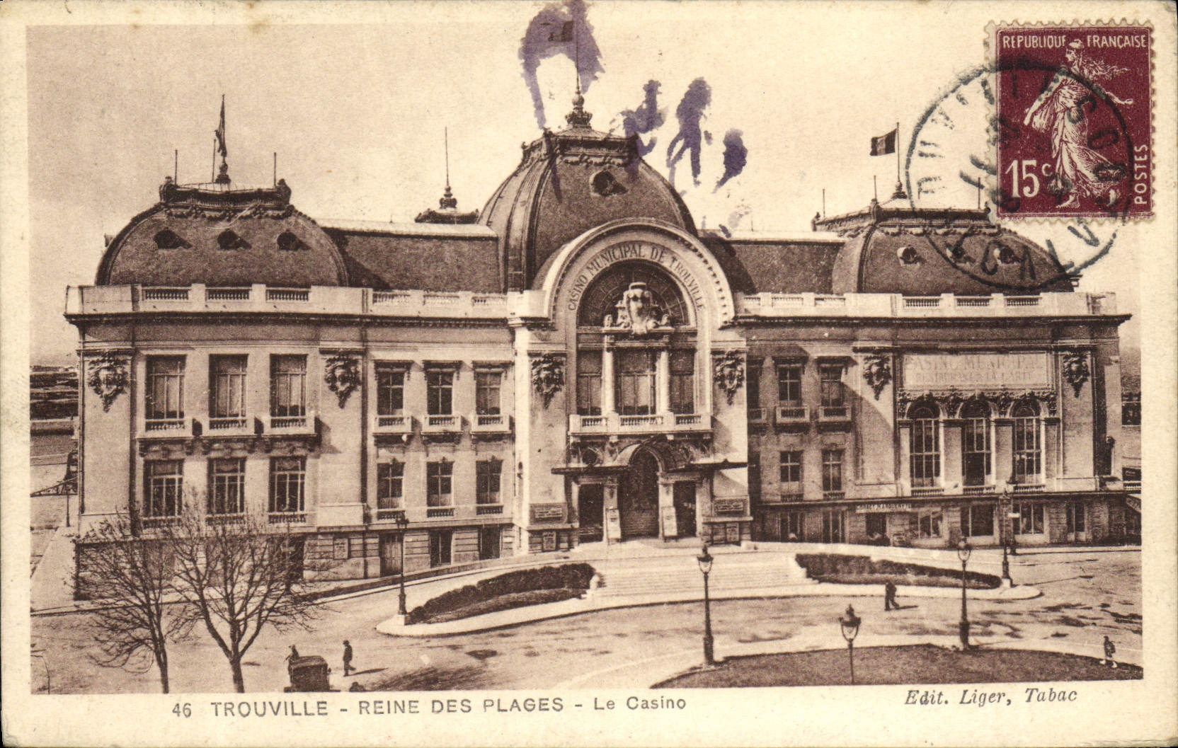CPA Trouville Reines Des Plages Le casino