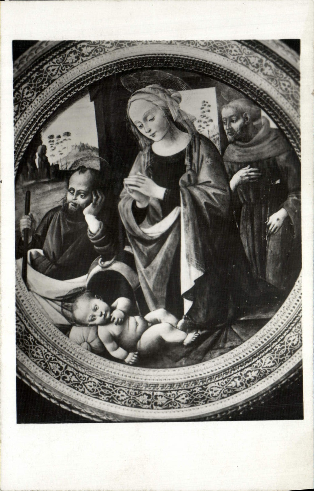 POSTAL MODERNA Firenze Palazzo Vecchio Santa Famiglia