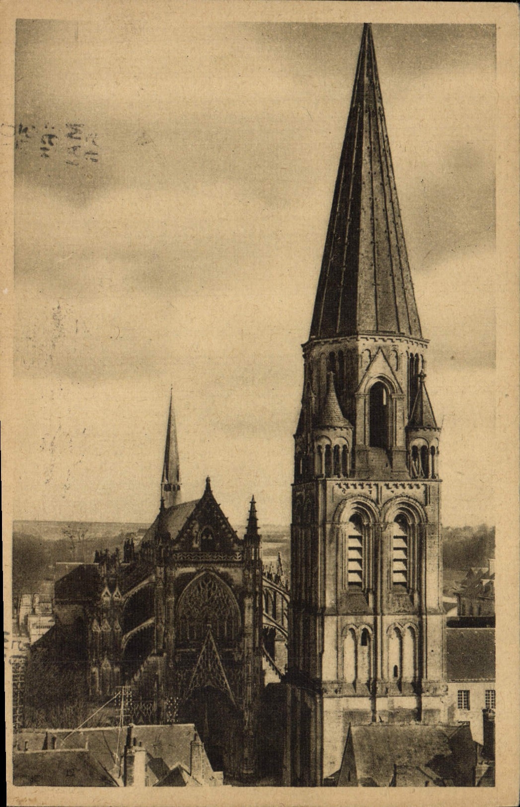 CPA Vendome Le clocher de la Trinite