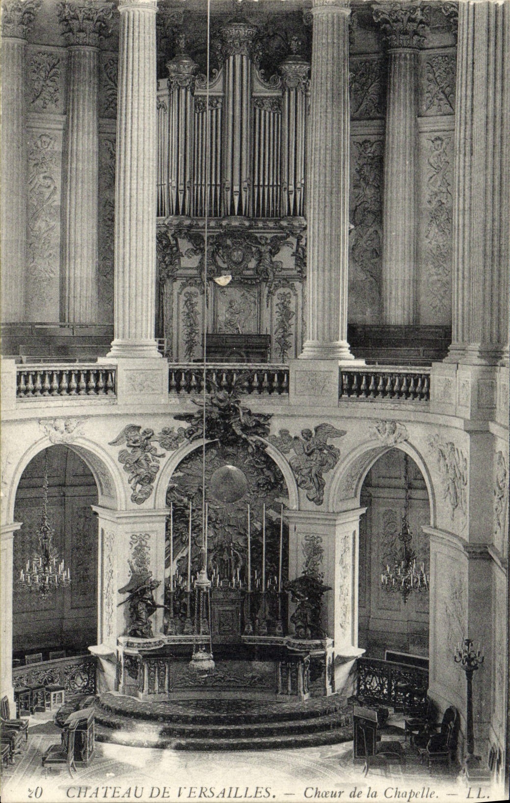 CPA Versailles Chateau De Choeur de la Chapelle Orgue