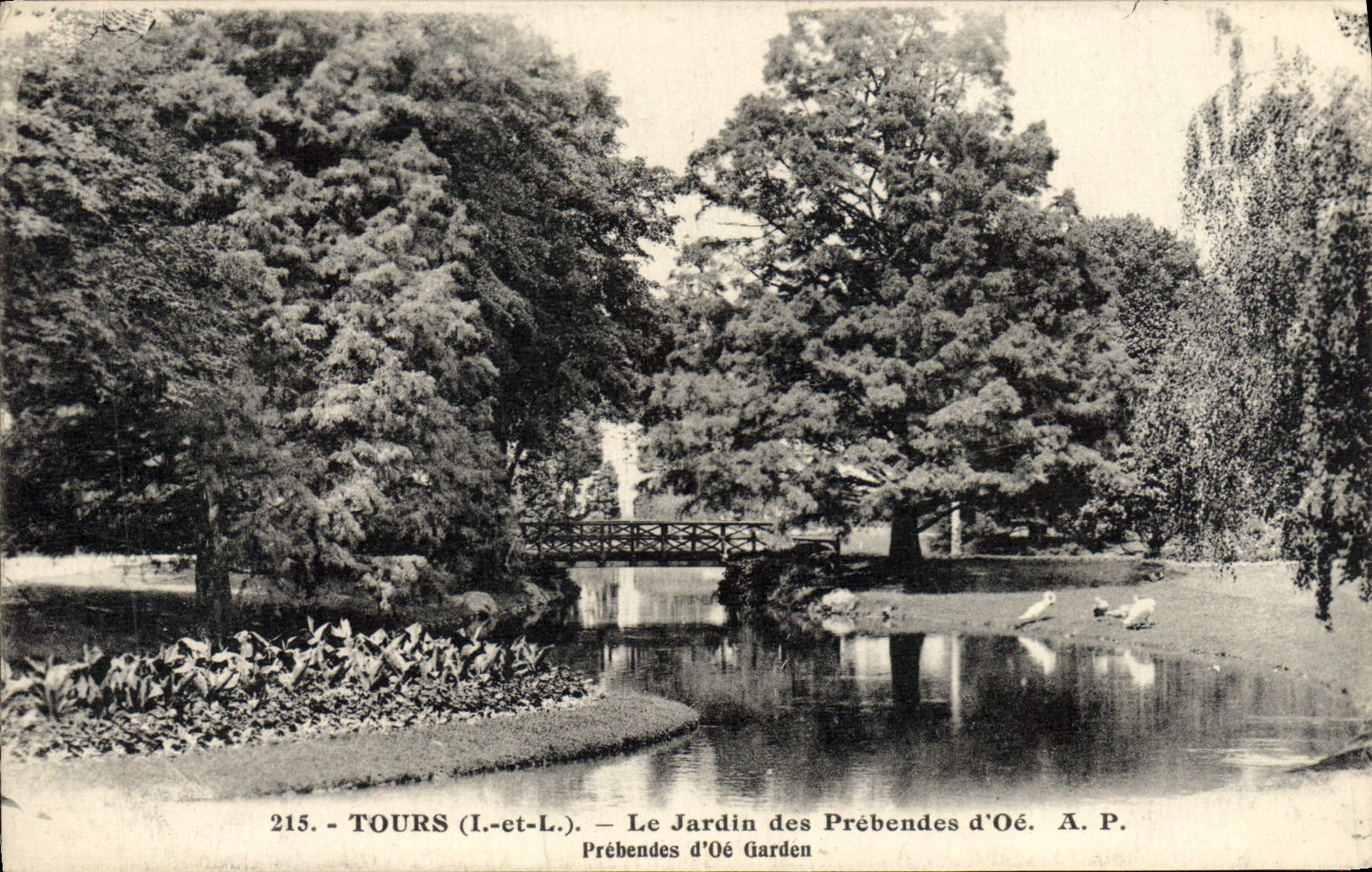 CPA Tours Le Jardin des Prebendes d'Oe