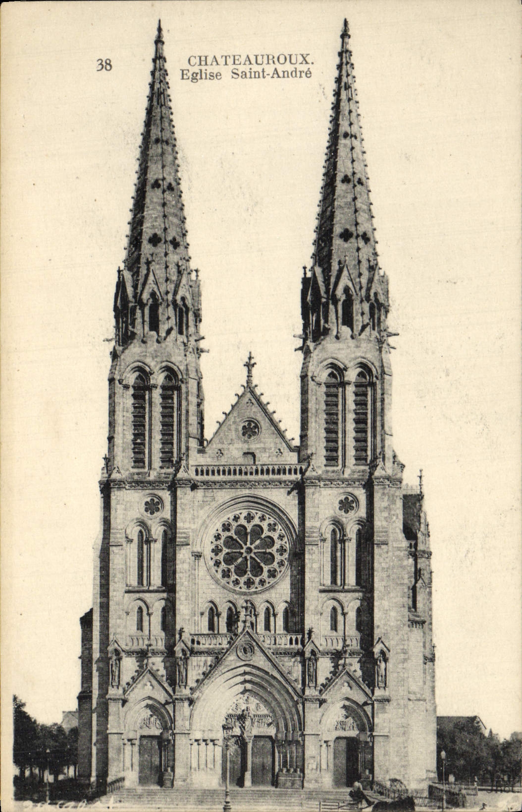 CPA Chateauroux Eglise Saint Andre