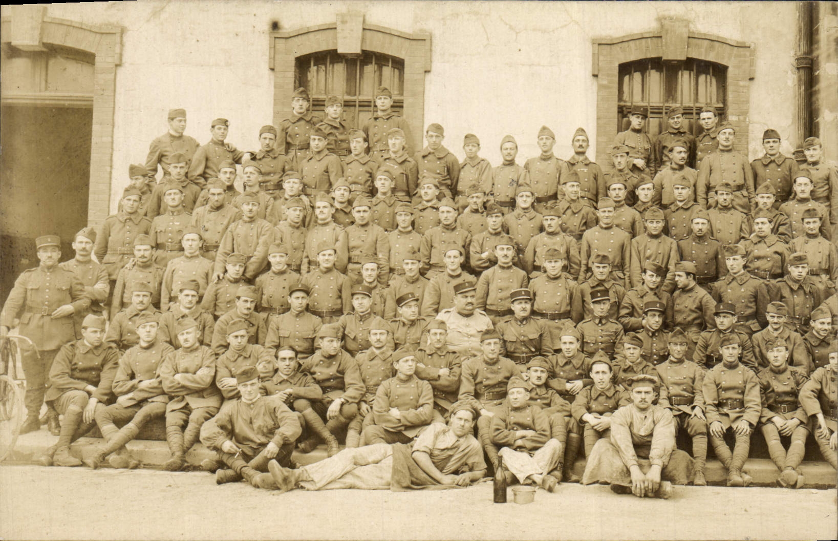 Real photo Soldiers Militaria Sailors