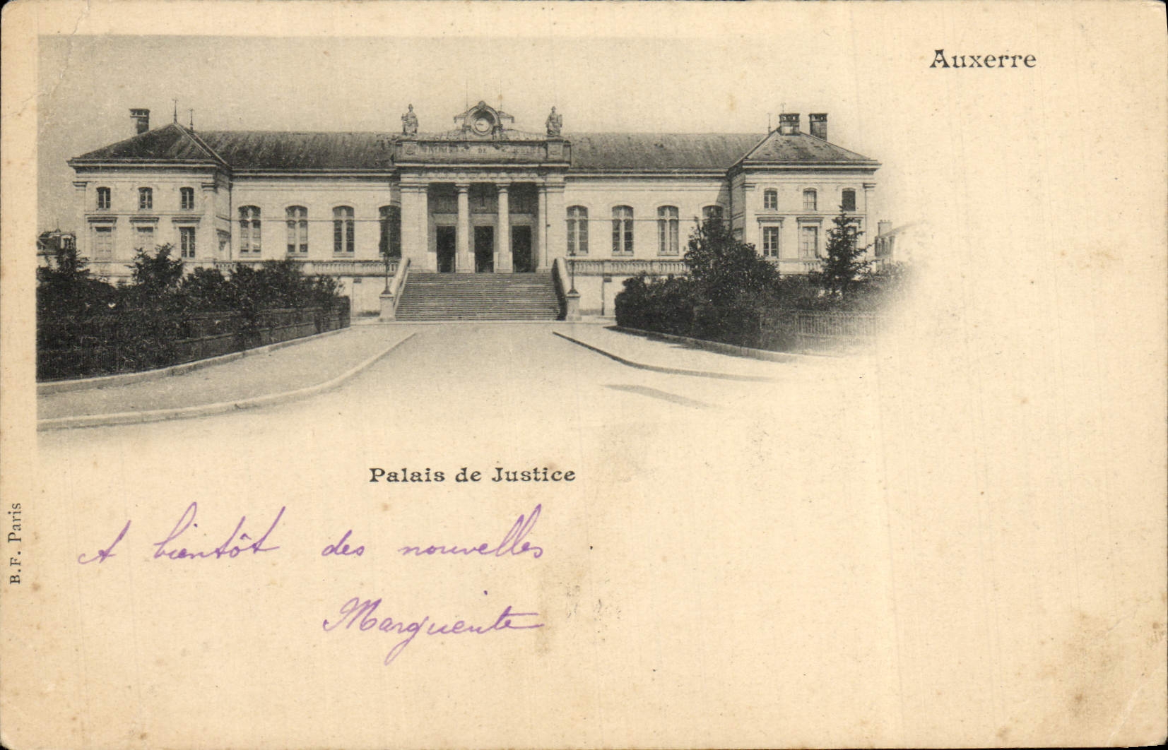 CPA Auxerre Palais de Justice