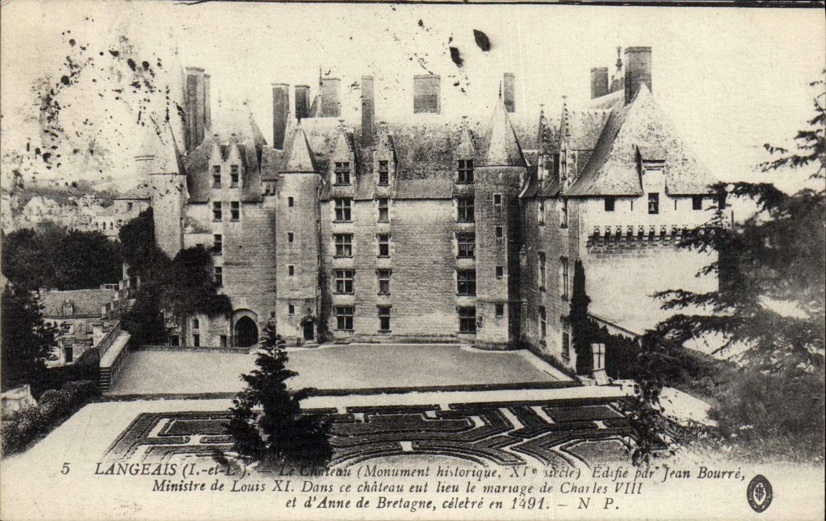 CPA Langeais Le chateau 