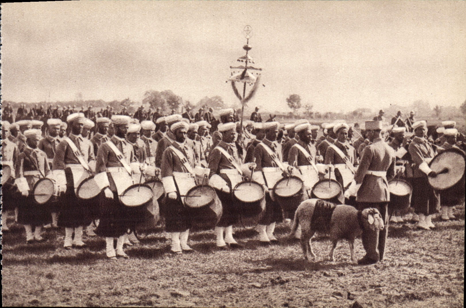 CPA Nouba Marocains Militaria Maroc Agneau Mouton