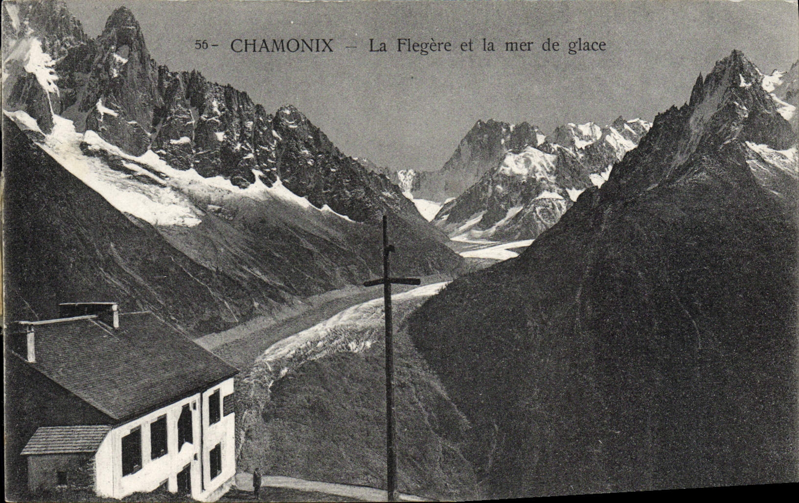 CPA Chamonix La Flegere et la Mer de Glace