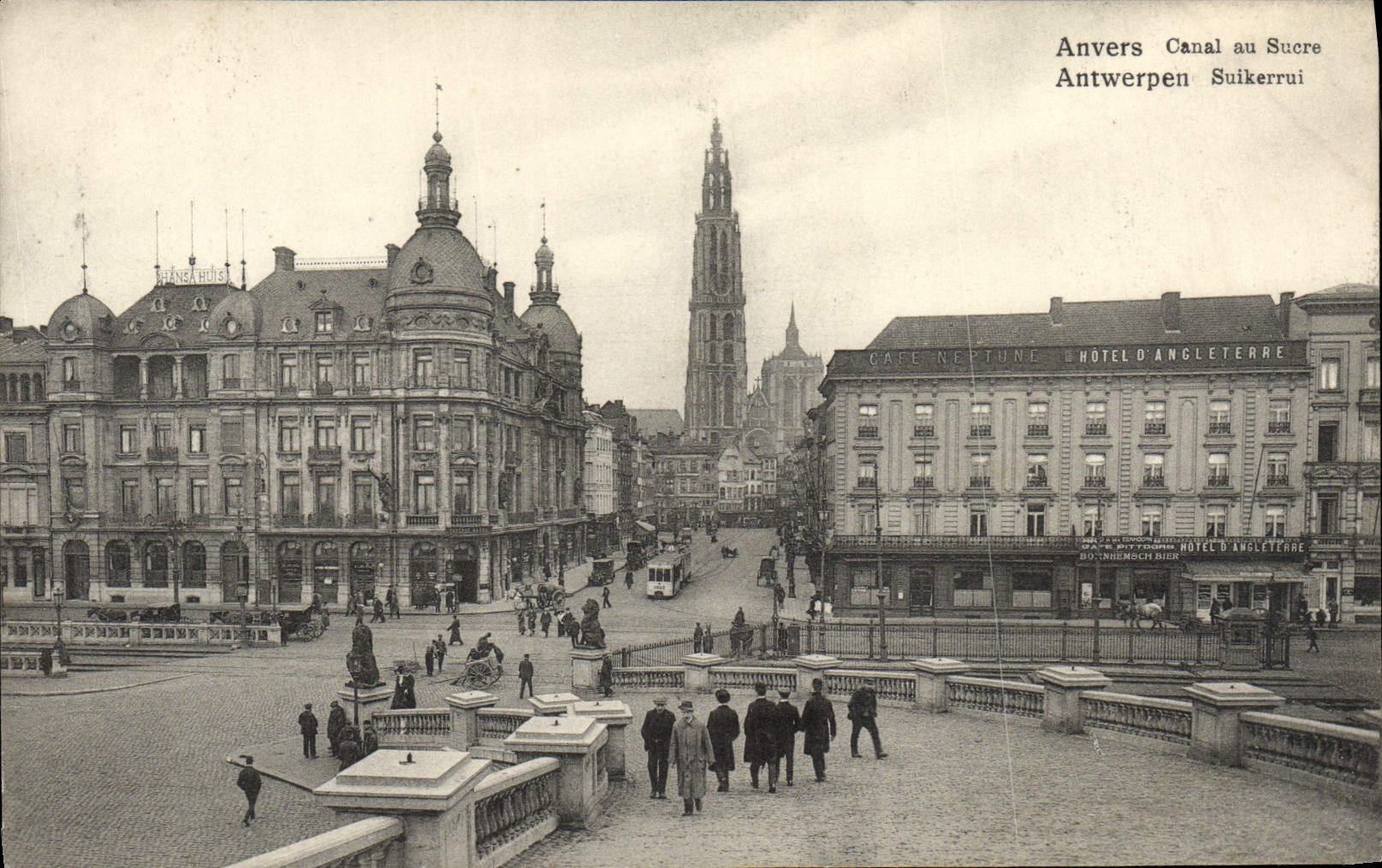 CPA Anvers Canal au Sucre
