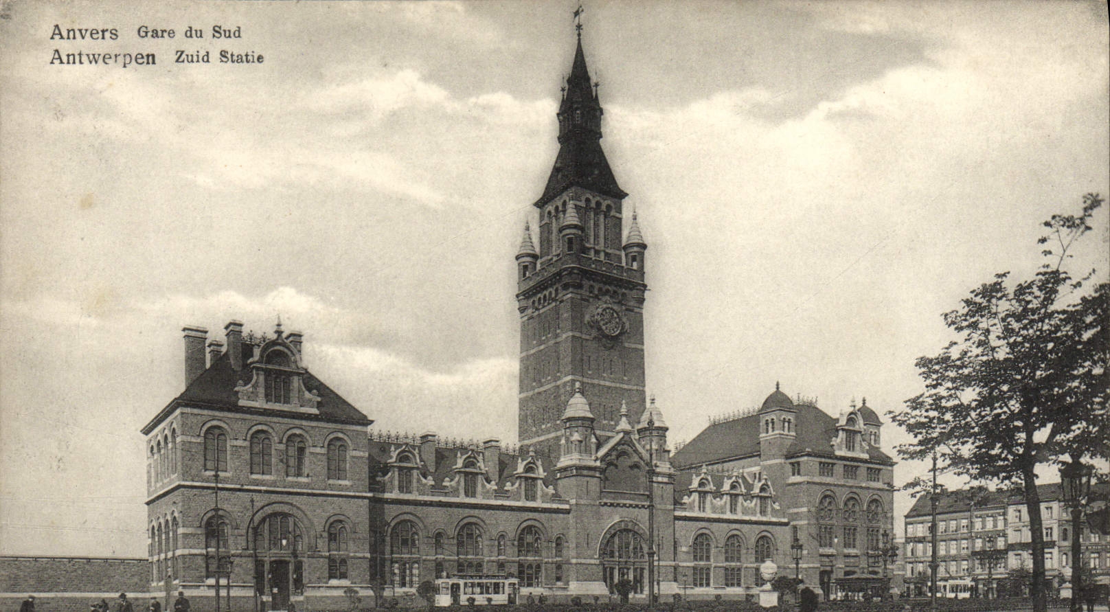 La POSTAL Amberes de la VENDIMIA parquea al sur