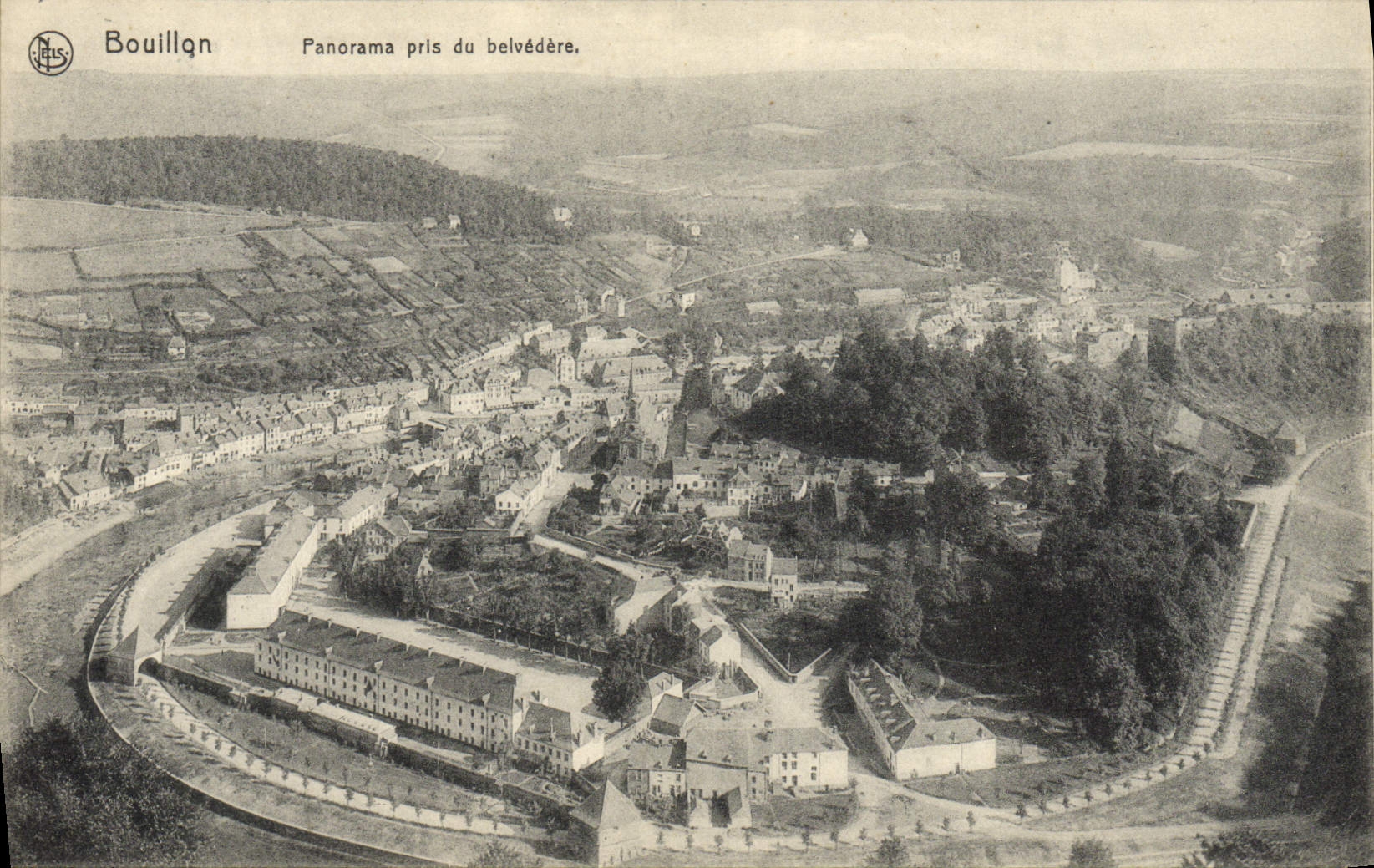 CPA Bouillon Panorama pris du Belvedere