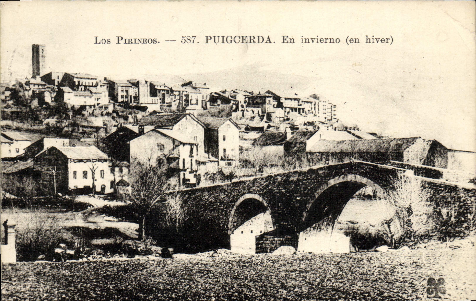 CPA Puigcerda En Invierno 