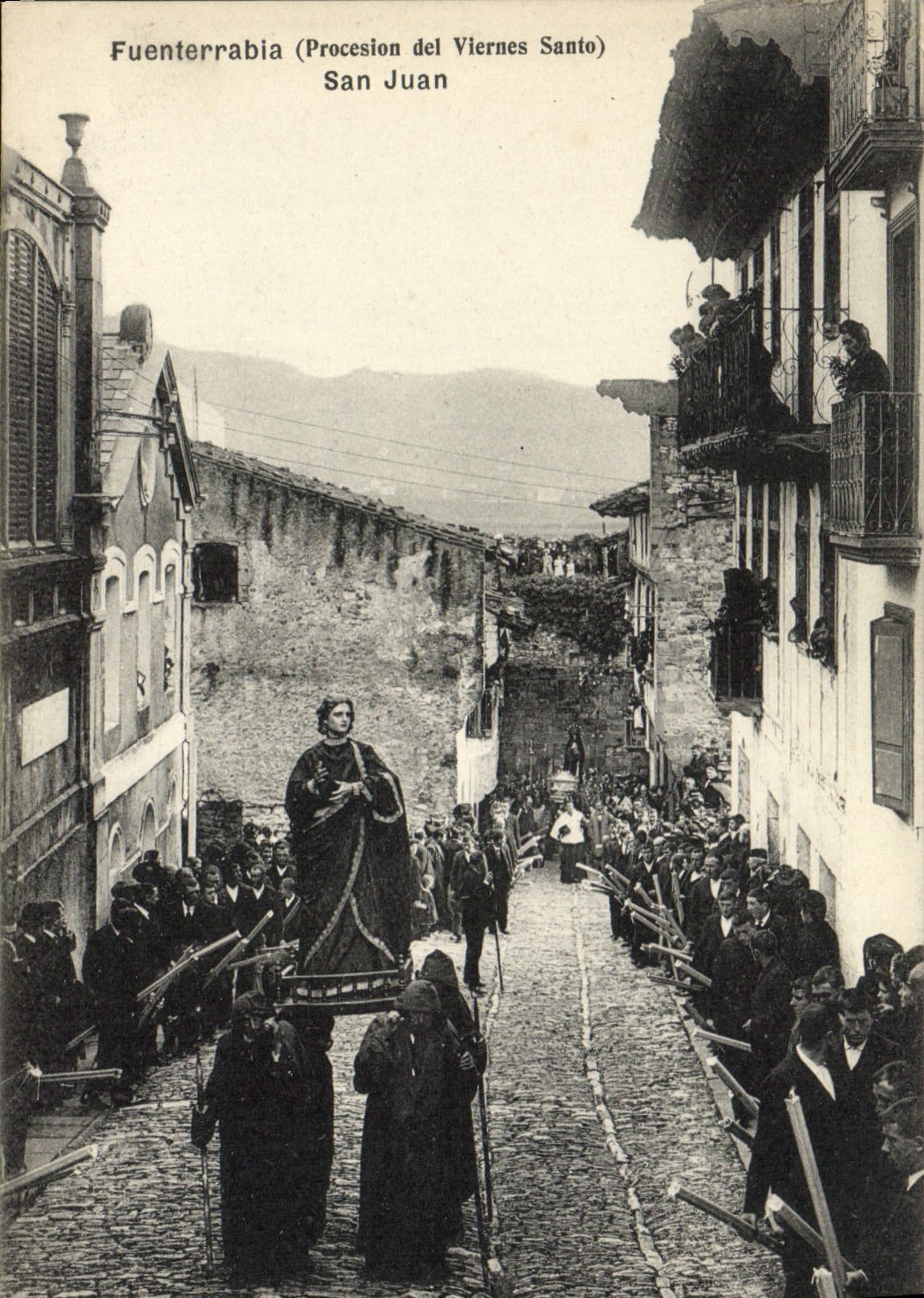 CPA Fuenterrabia San Juan Procession del Viernes Santo