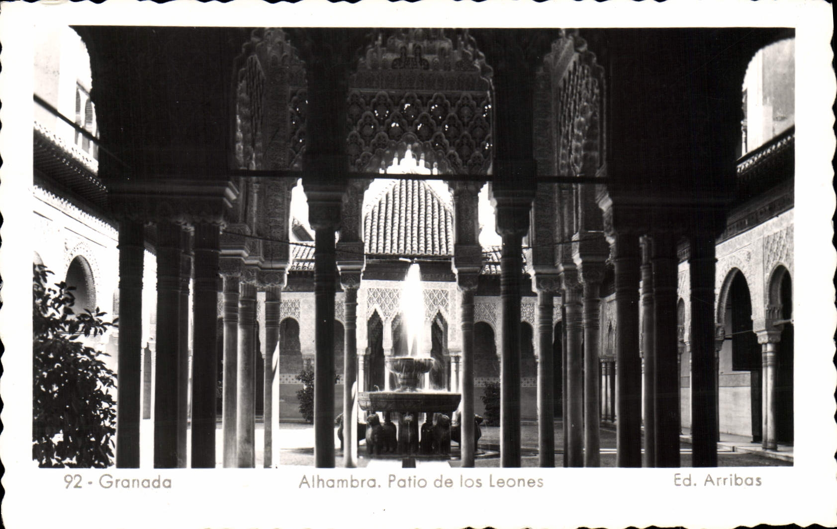 CPA Granada Alhambra Patio de los Leones