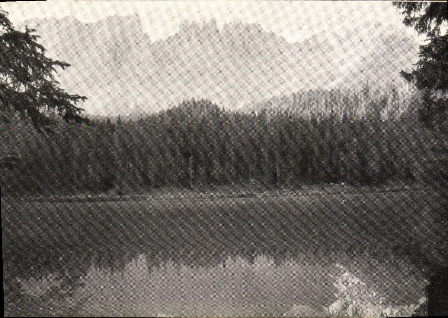VINTAGE POSTCARD Carezza It Lago Lago C Latemar