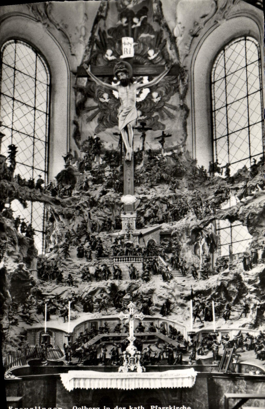 CPA Kreuzlingen Oelberg in der kath Pfarrkirche