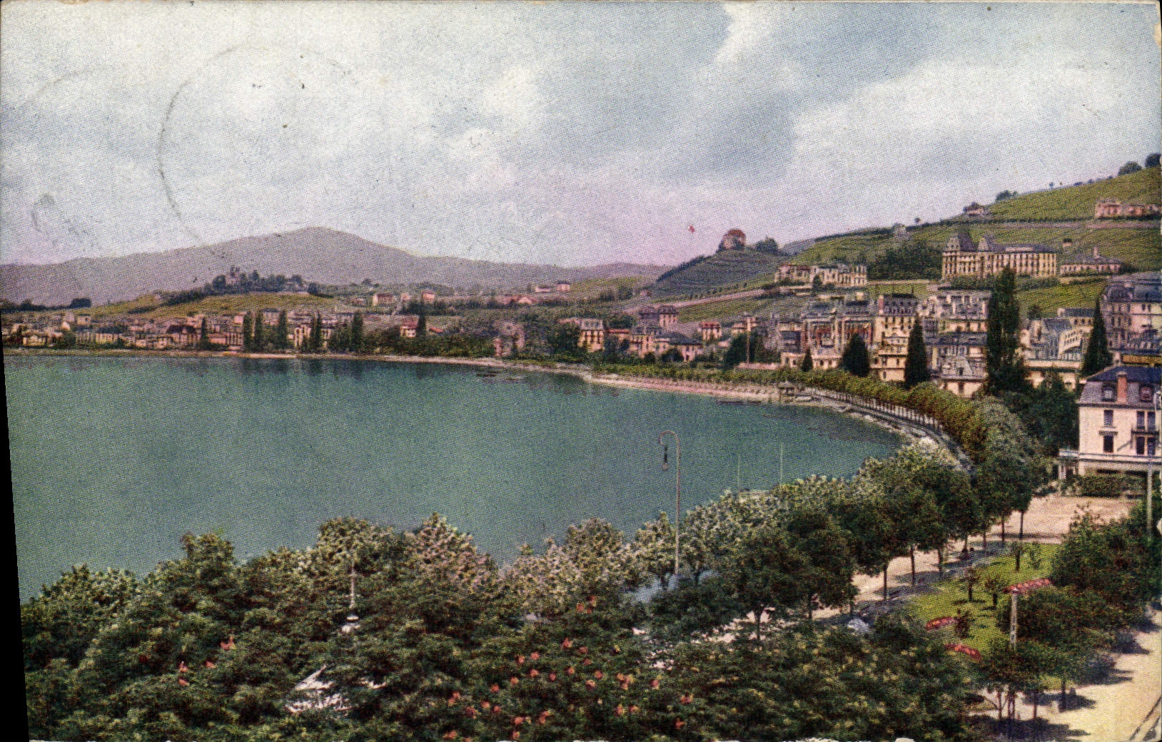 CPA Montreux Les Quais