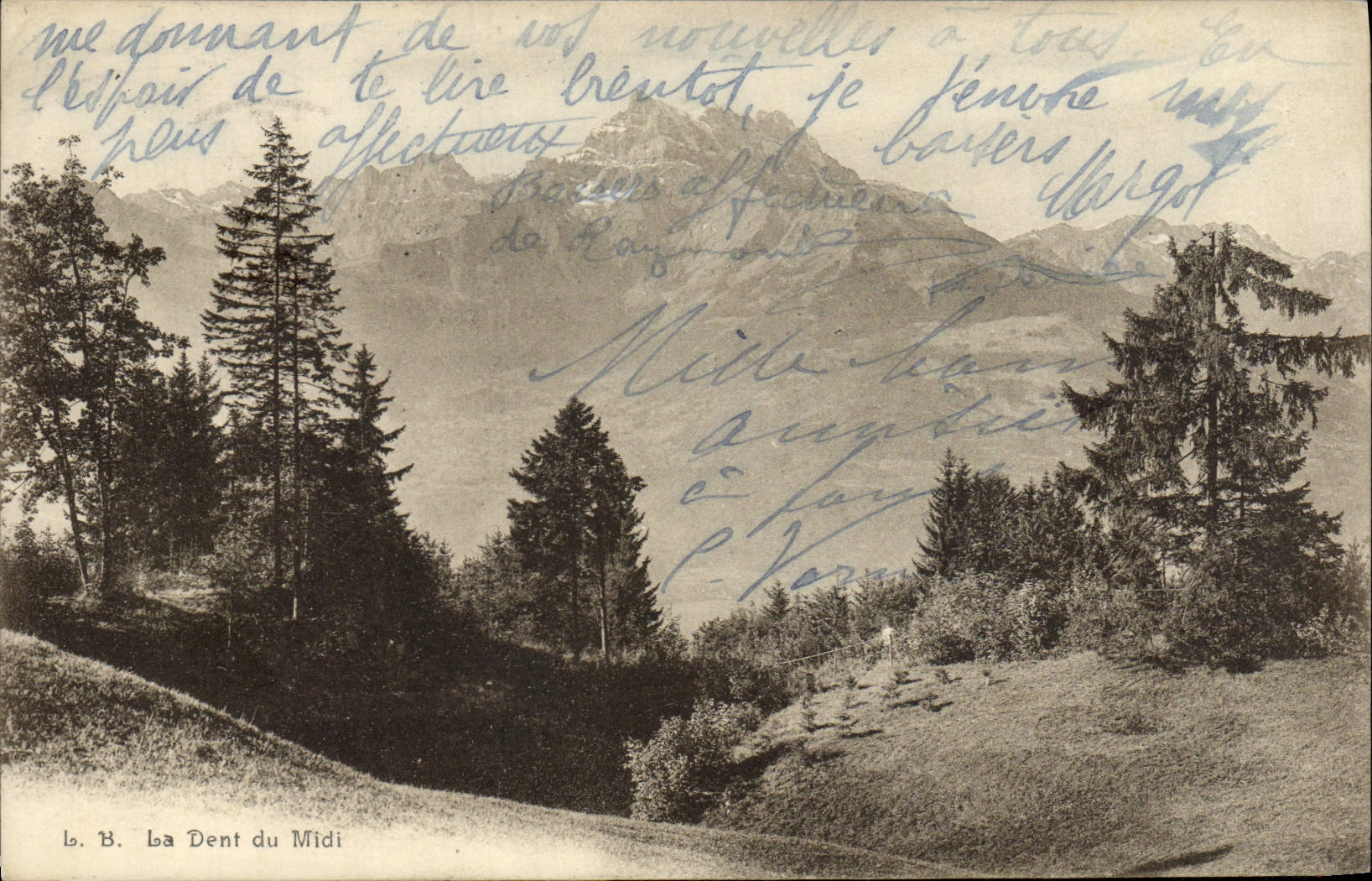 CPA La Dent du Midi
