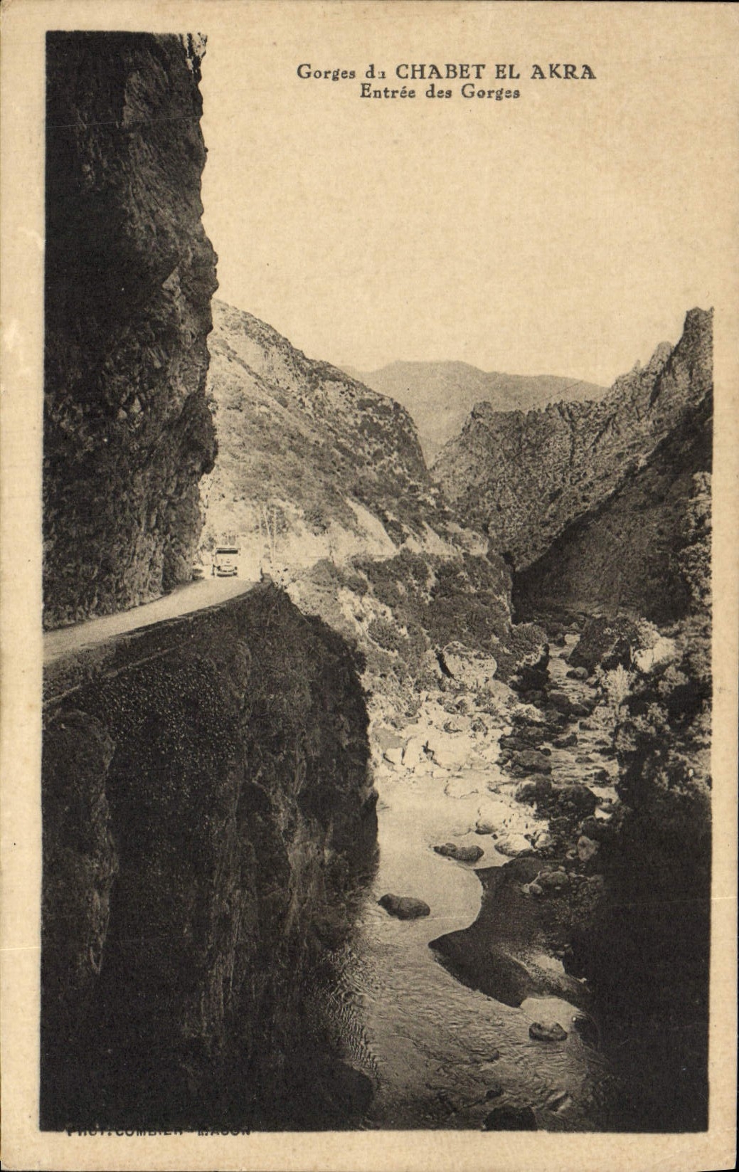 CPA Gorges du Chabet El Akra Entree des gorges