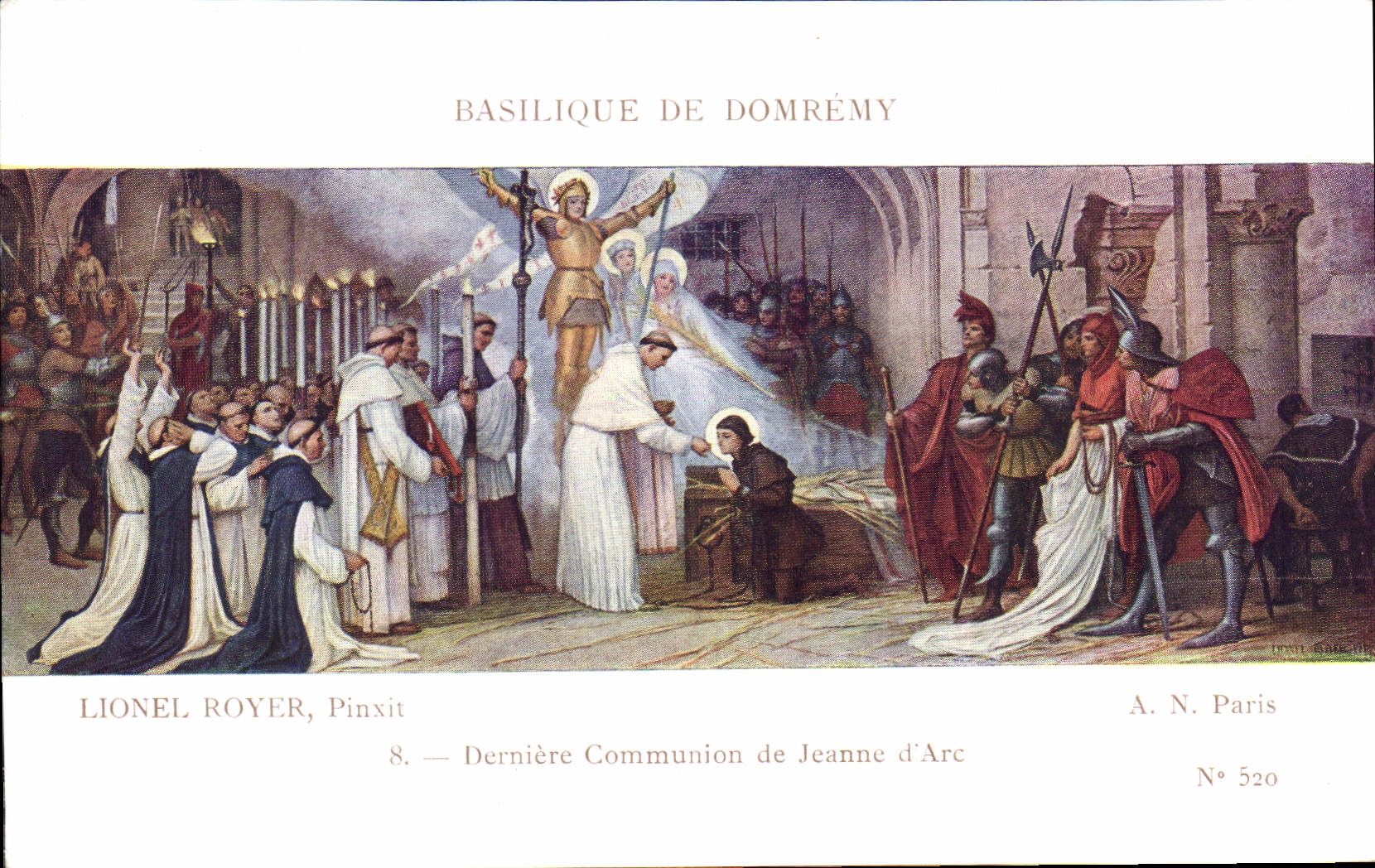 CPA Basilique De Domeremy Lionel Royer Derniere communion de Jeanne d'arc