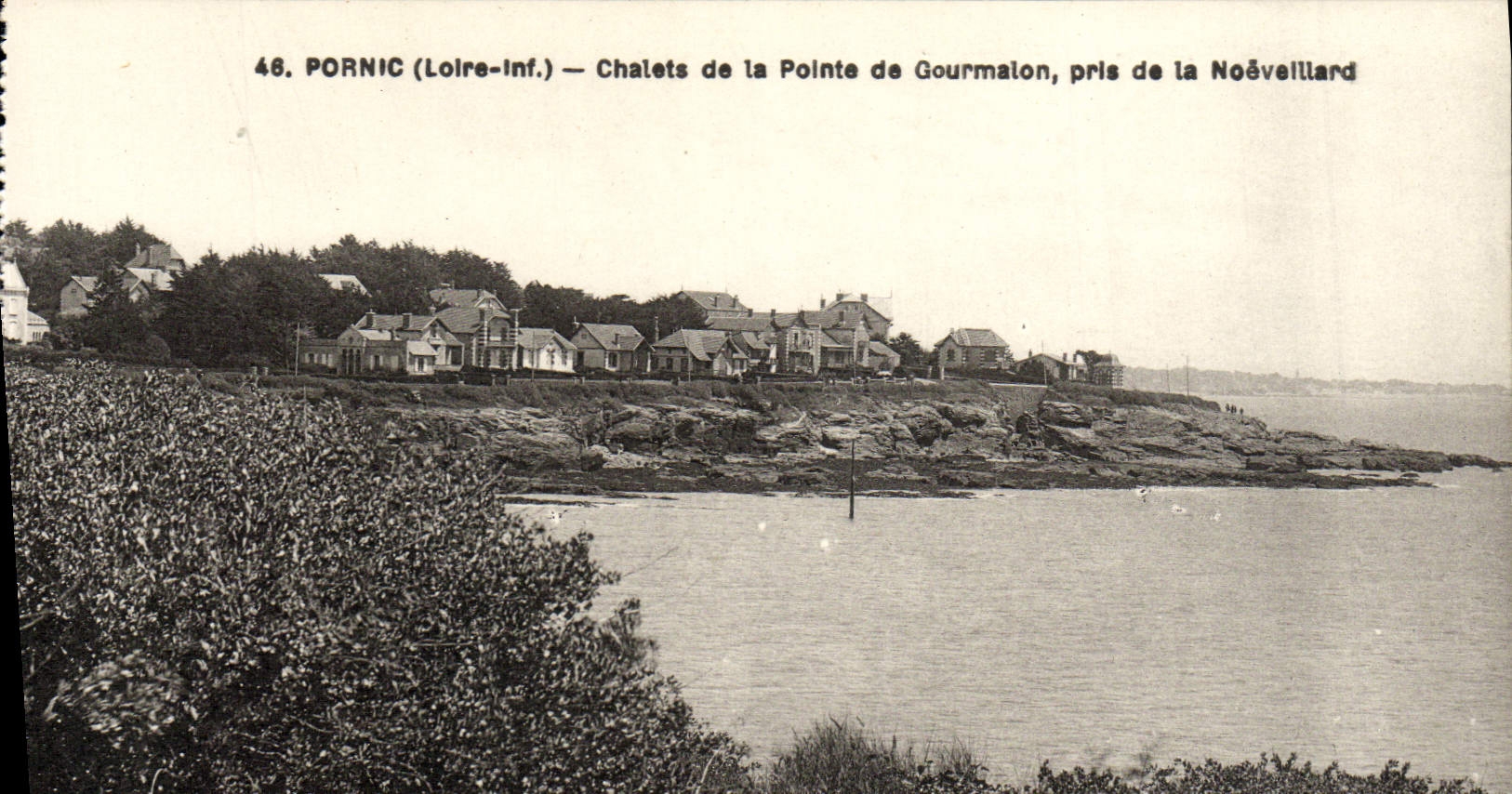VINTAGE POSTCARD Pornic Country cottages Of Top of Gourmalon Taken Of Noeveillard