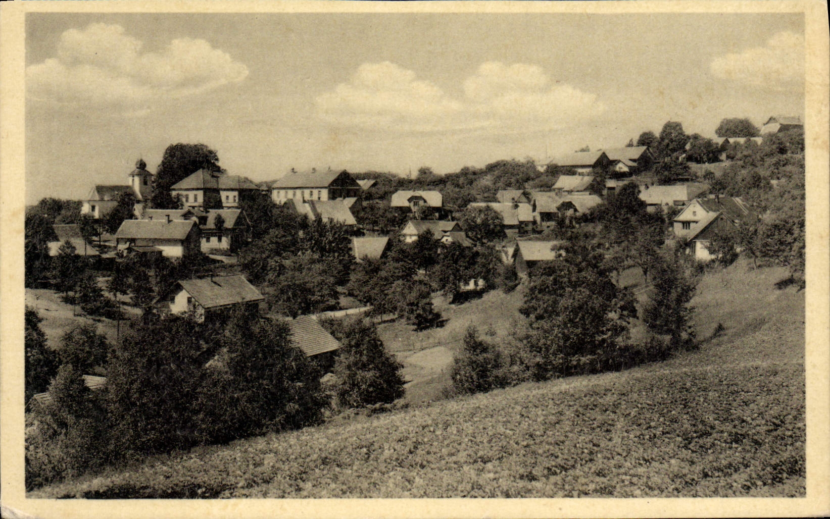 POSTAL Sobkovice de la VENDIMIA