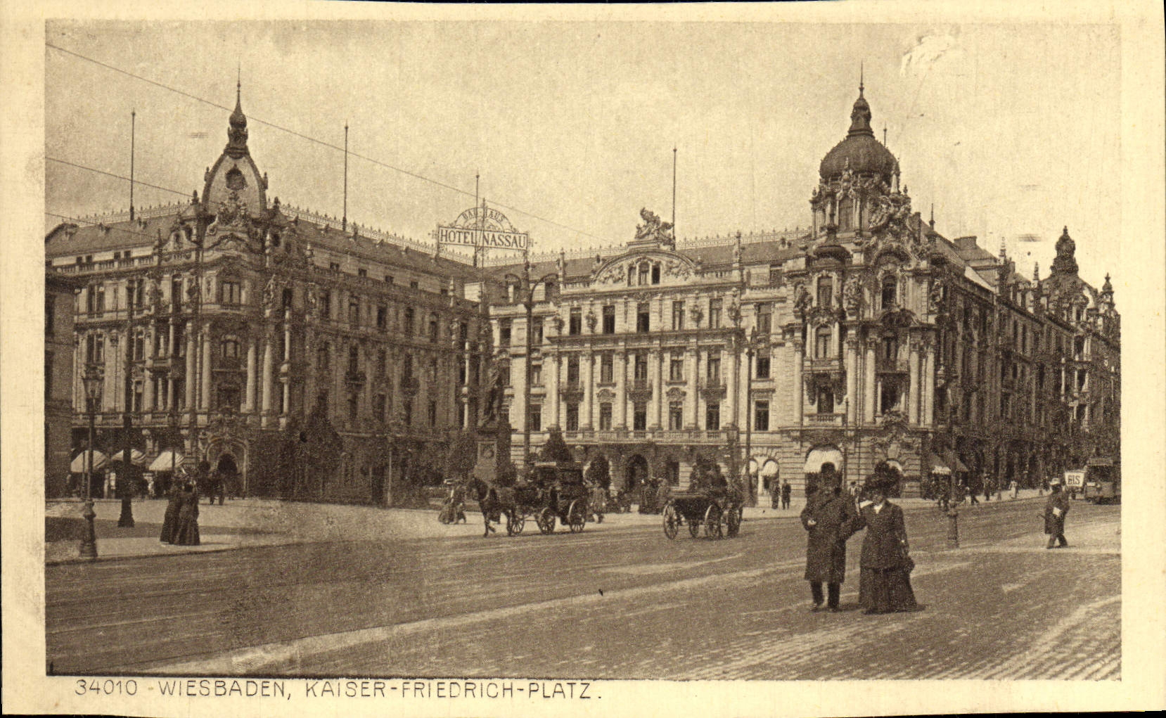 CPA Wiesbaden Kaiser Friedrich Platz