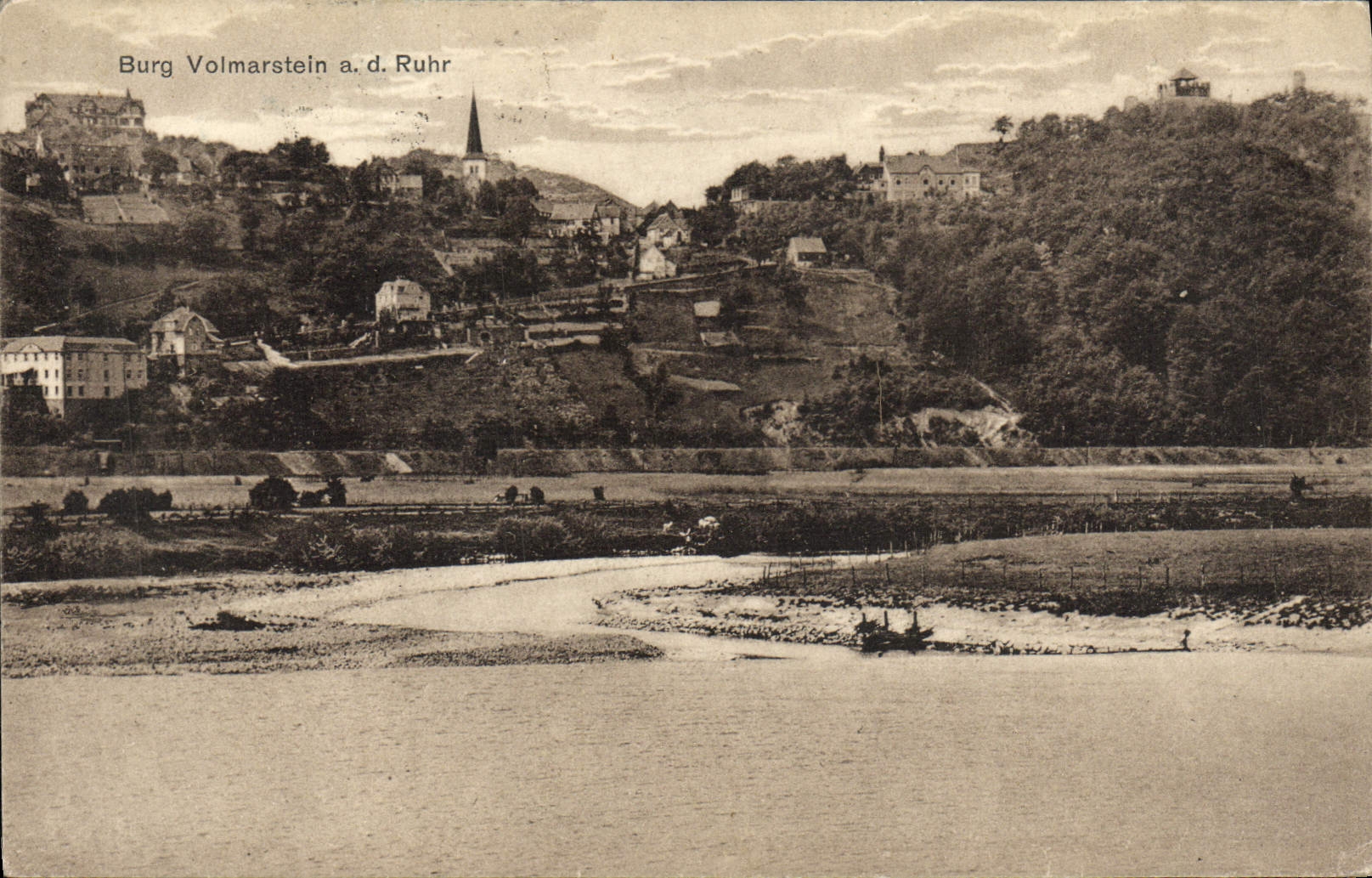 VINTAGE POSTCARD Burg Volmarstein the Ruhr