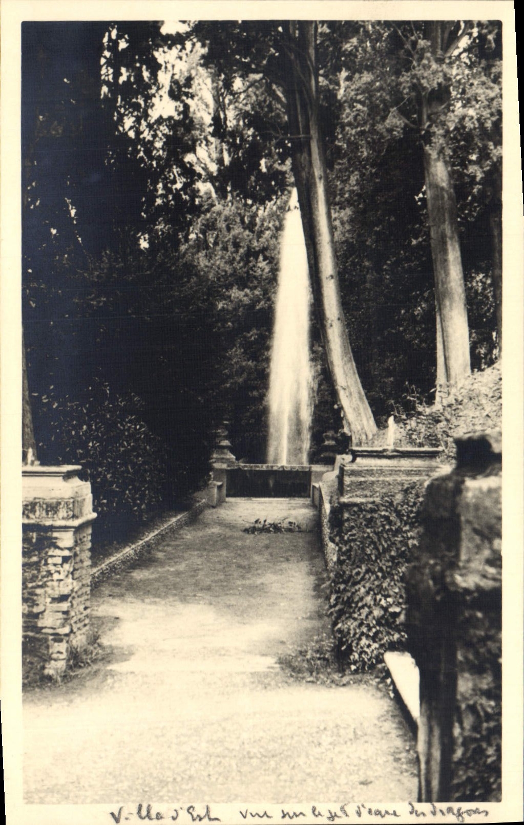 VINTAGE POSTCARD Tivoli Villa of Este