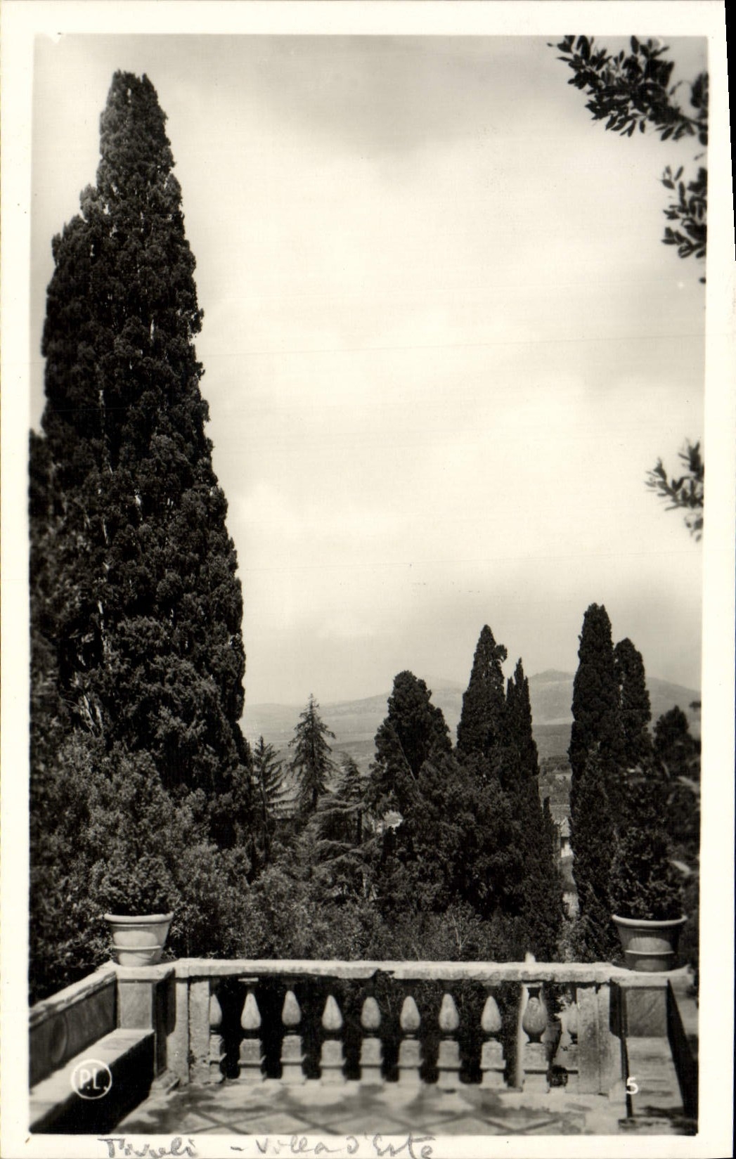 VINTAGE POSTCARD Tivoli Villa D' Este