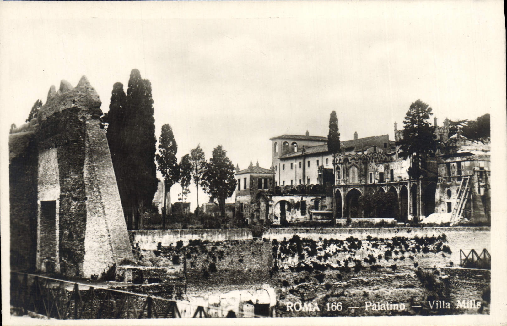 Chalet mil de Roma Palatino de la POSTAL de la VENDIMIA