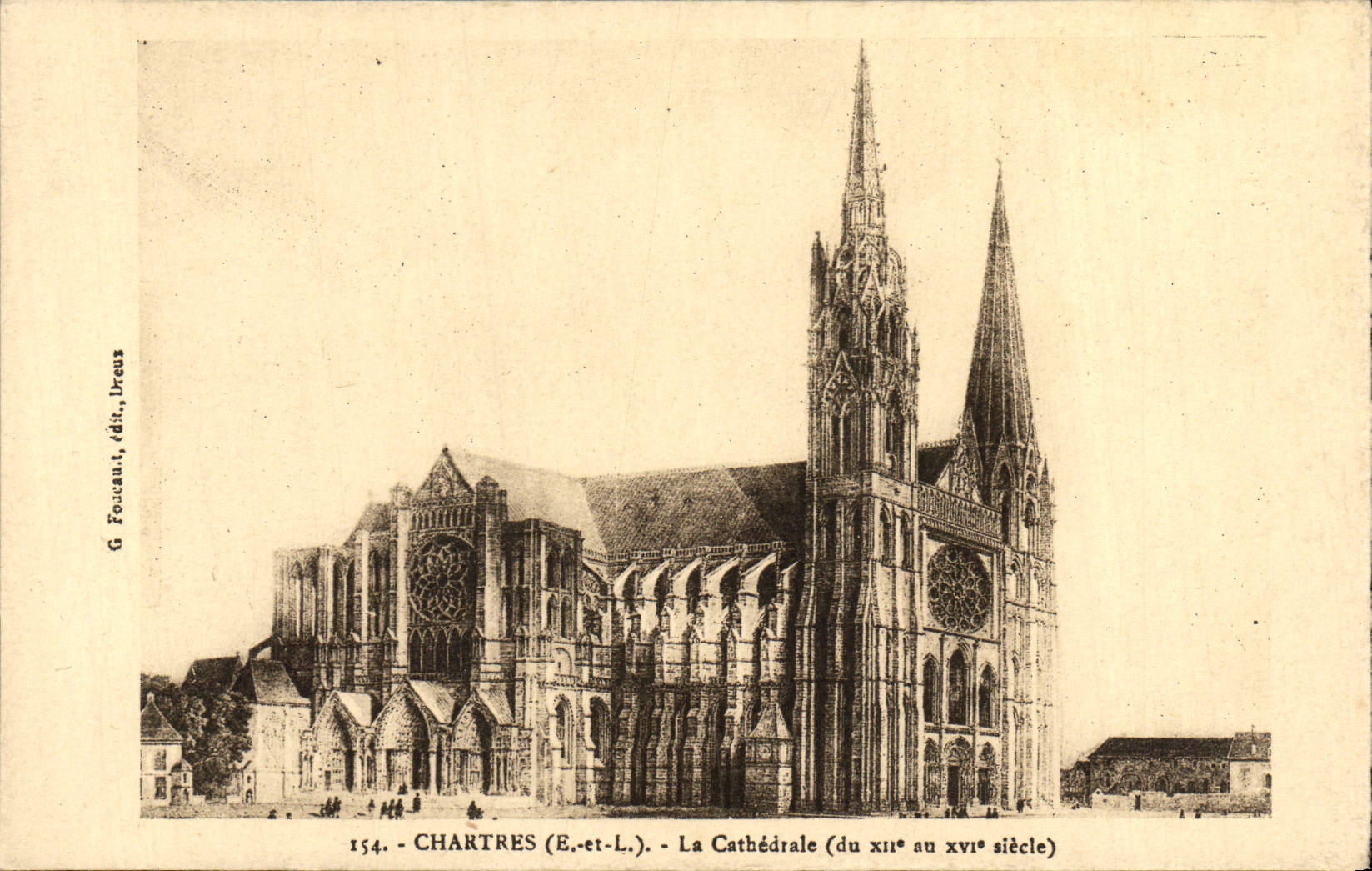 CPA Chartres La Cathedrale
