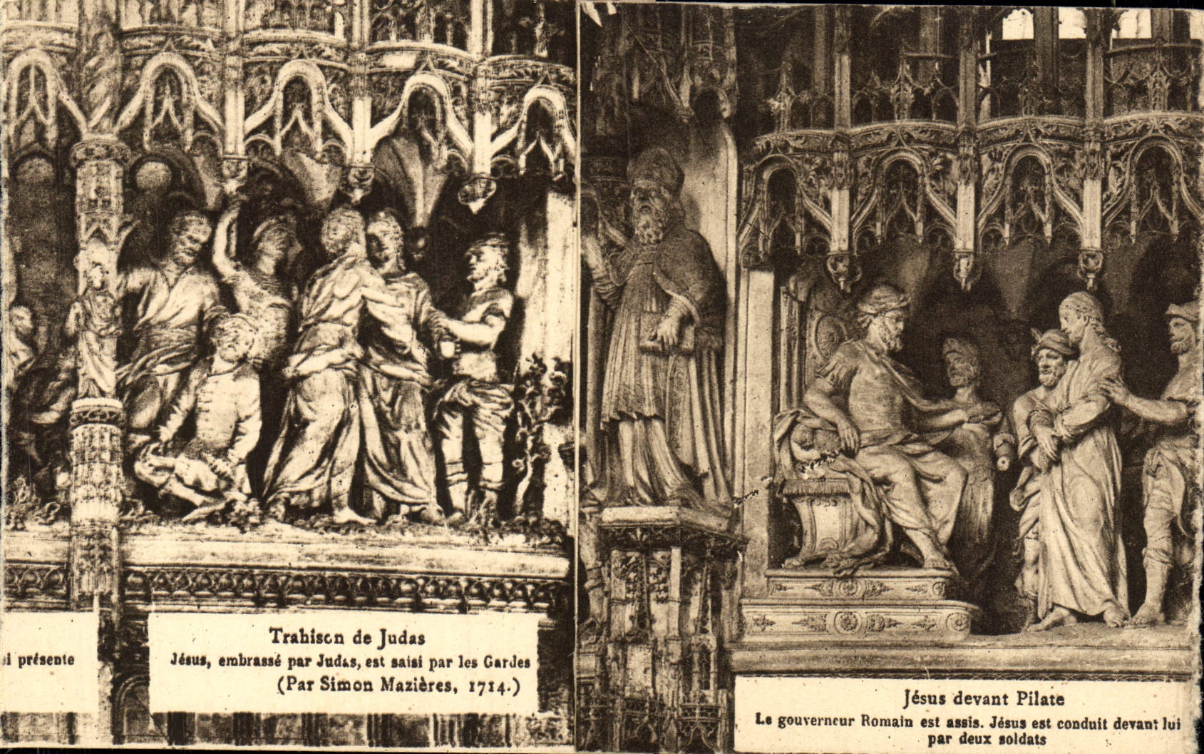 CPA Chartres Trahison De Judas Jesus Embrasse Par Judas